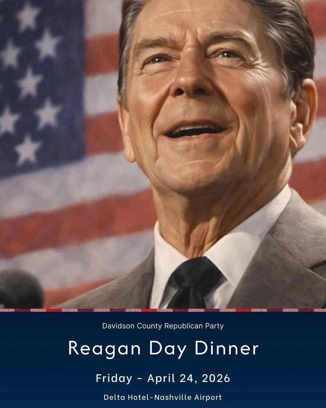 Save the date for one of our biggest events of the year 🇺🇸

We&rsquo;re excited to bring back our Reagan Day Dinner &mdash; a great night to celebrate conservative leadership and connect with our community.

Featuring @realtimburchett and emcee @ma