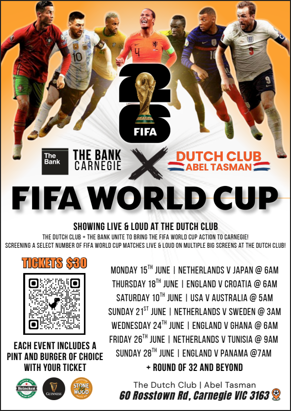 World Cup: LIVE NL match screenings 