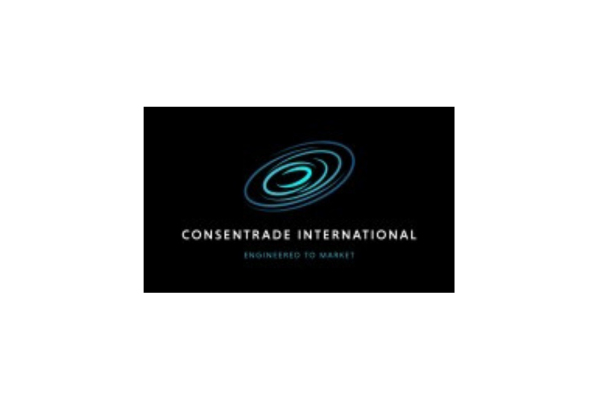 ConsenTrade International logo with a spiral galaxy design and the tagline 'Engineered to Matter' on a black background.