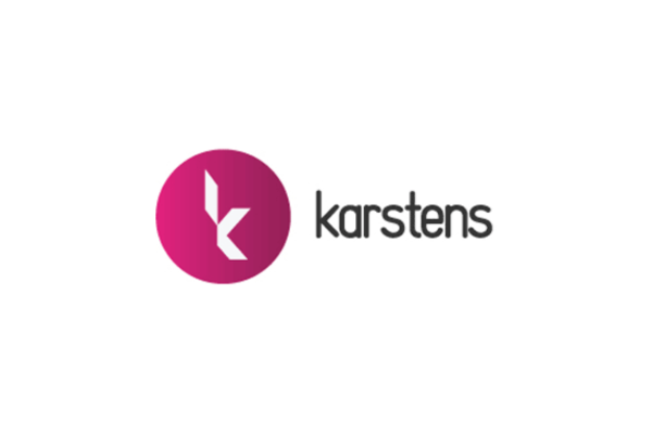Karstens logo with a purple circle containing a stylized letter 'k' and the word 'karstens' next to it.