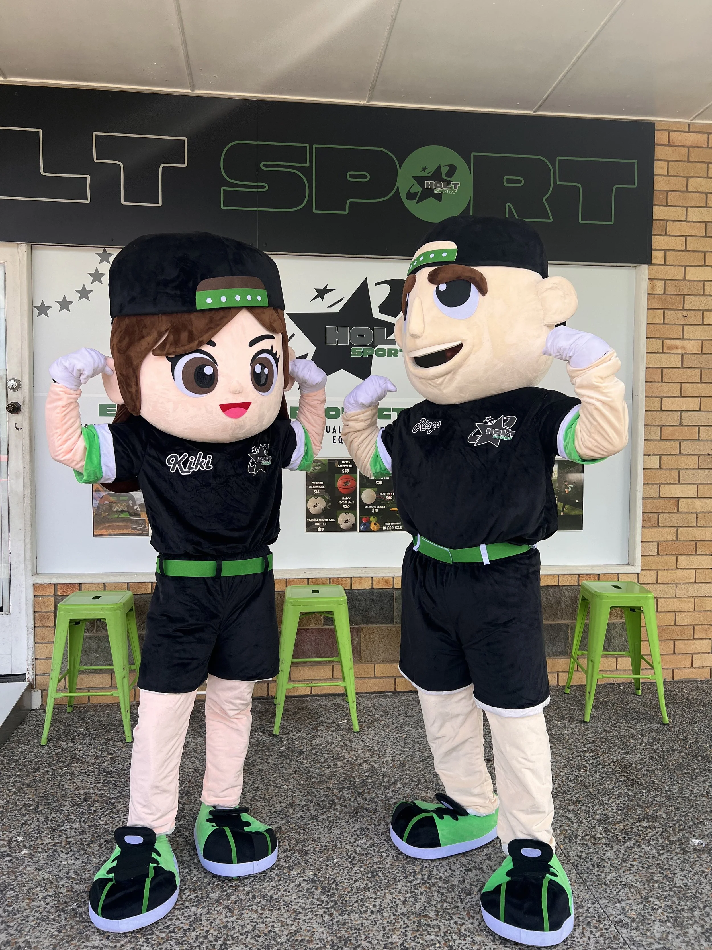 Holt Sport Mascots - Kiki & Ringo