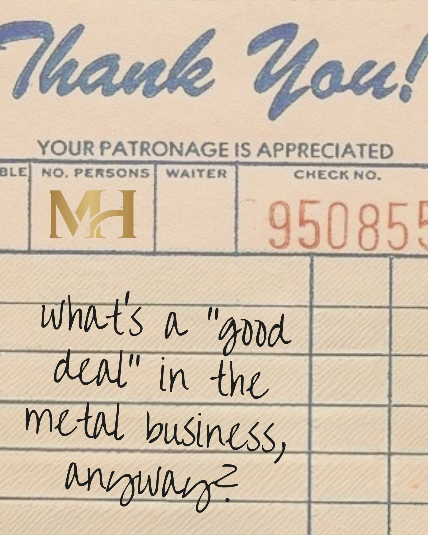 In this industry, a &ldquo;good deal&rdquo; isn&rsquo;t just about the number. 

It&rsquo;s about getting the right material, at the right time, from a source you can trust...without delays, surprises, or compromises along the way.

Because when ever