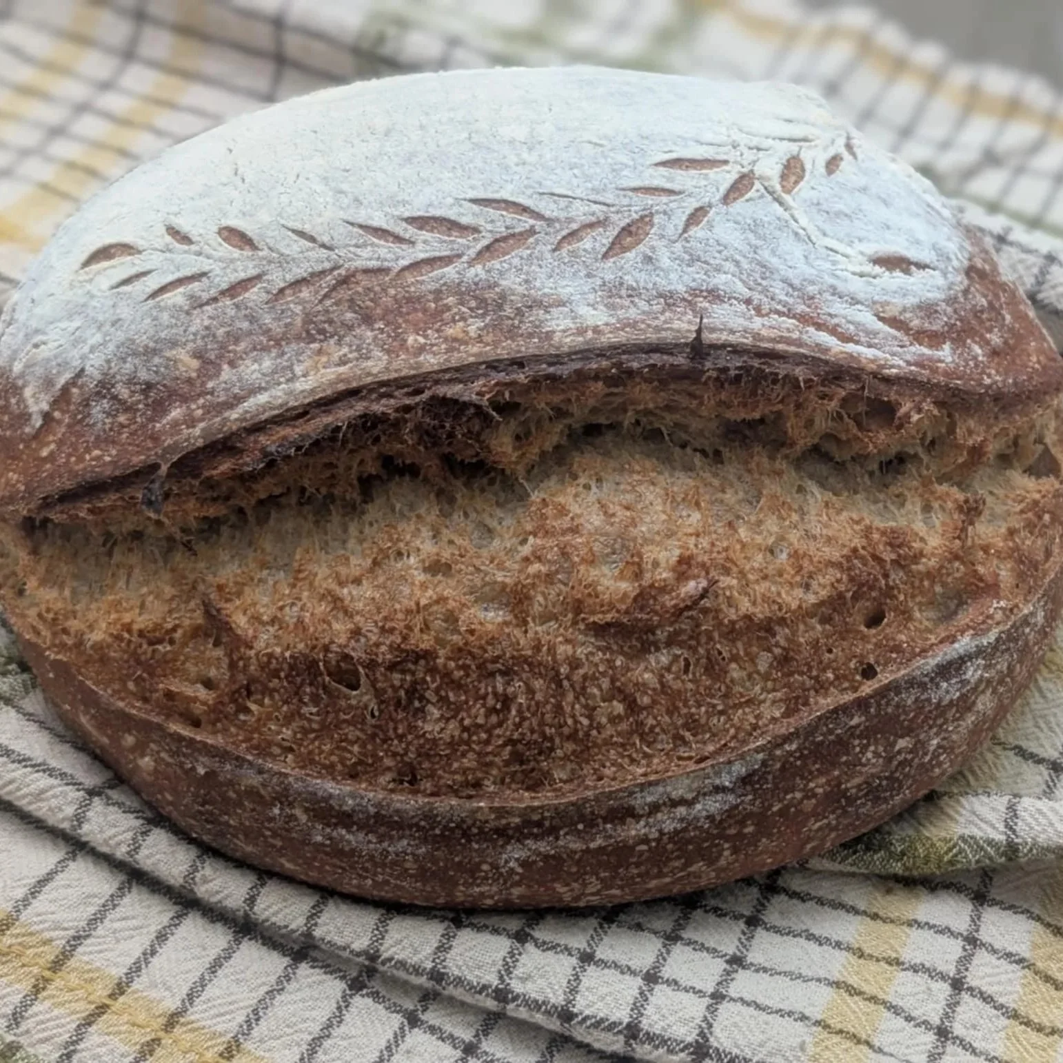 Whole Wheat Sourdough Bread 1.92Lb (870gr)