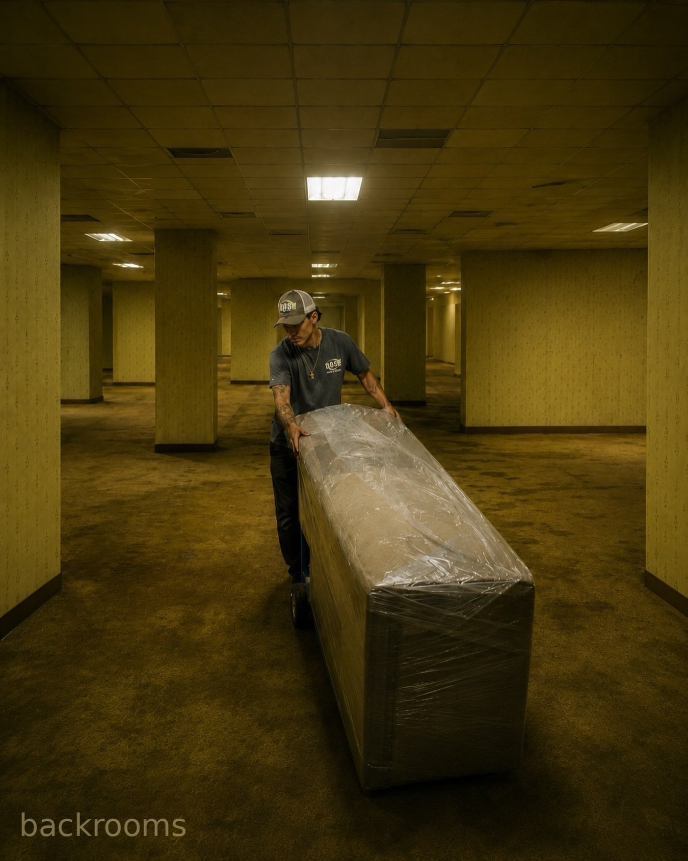 Lost in the Backrooms.

At least your furniture isn&rsquo;t.

#dosemoving #moving #movers
