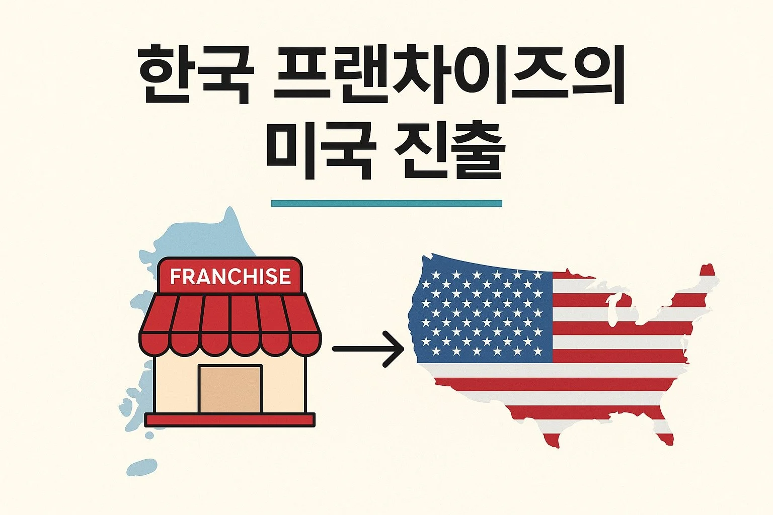 한국 프랜차이즈의 미국 시장 진출 핵심 전략