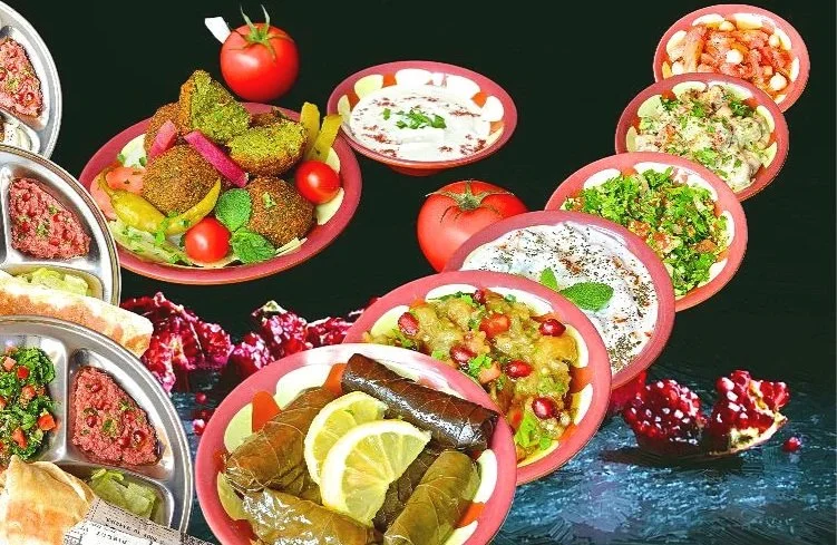 Les mezzés froids au Levant : fraîcheur, herbes, légumes et tahina