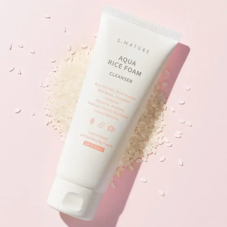 S.NATURE Aqua Rice Foam Cleanser