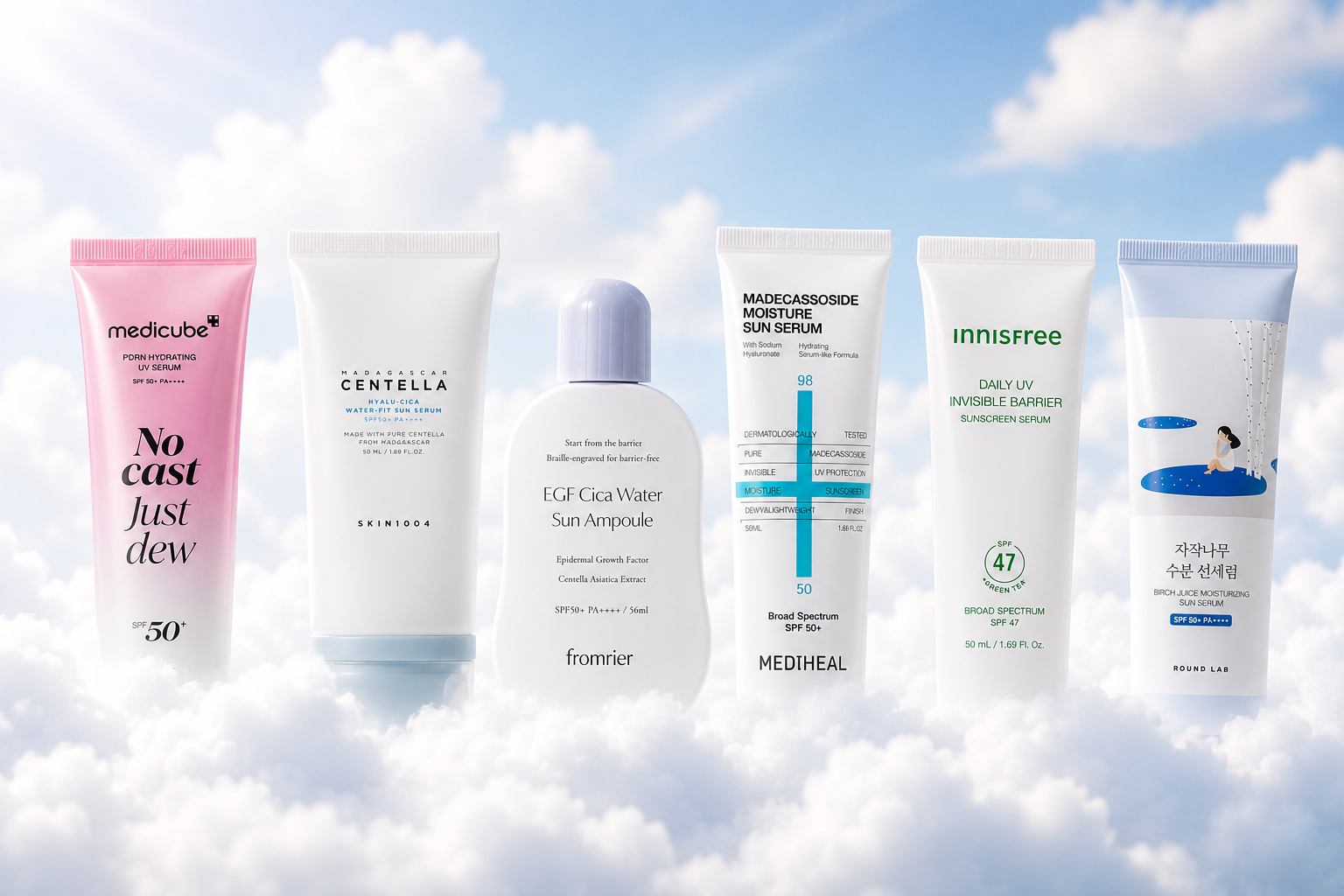 The Best Korean Sun Serums That Don't Feel Like Sunscreen
