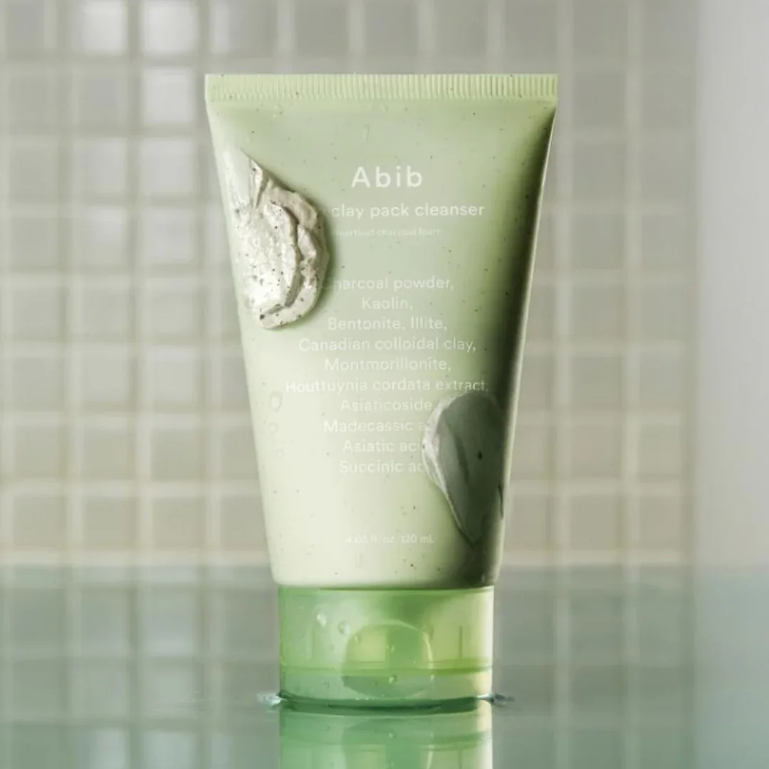 Abib Pore Clay Pack Cleanser Heartleaf Charcoal Foam