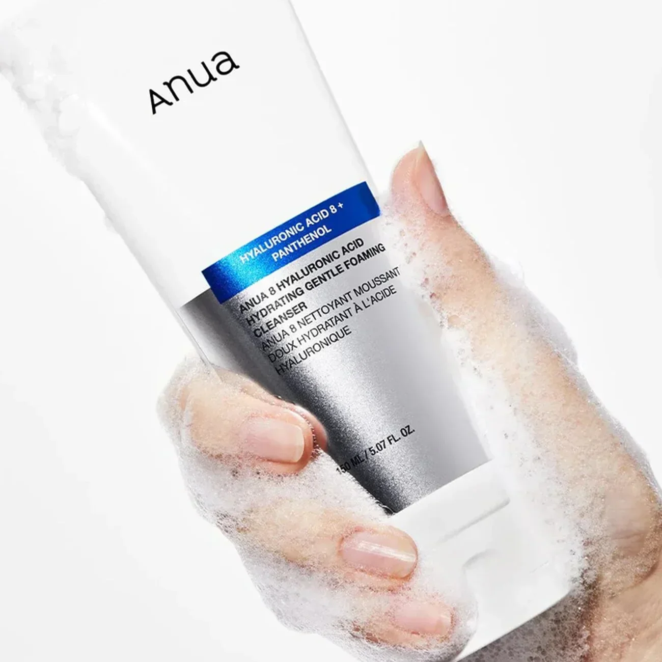 Anua 8 Hyaluronic Acid Hydrating Gentle Foaming Cleanser