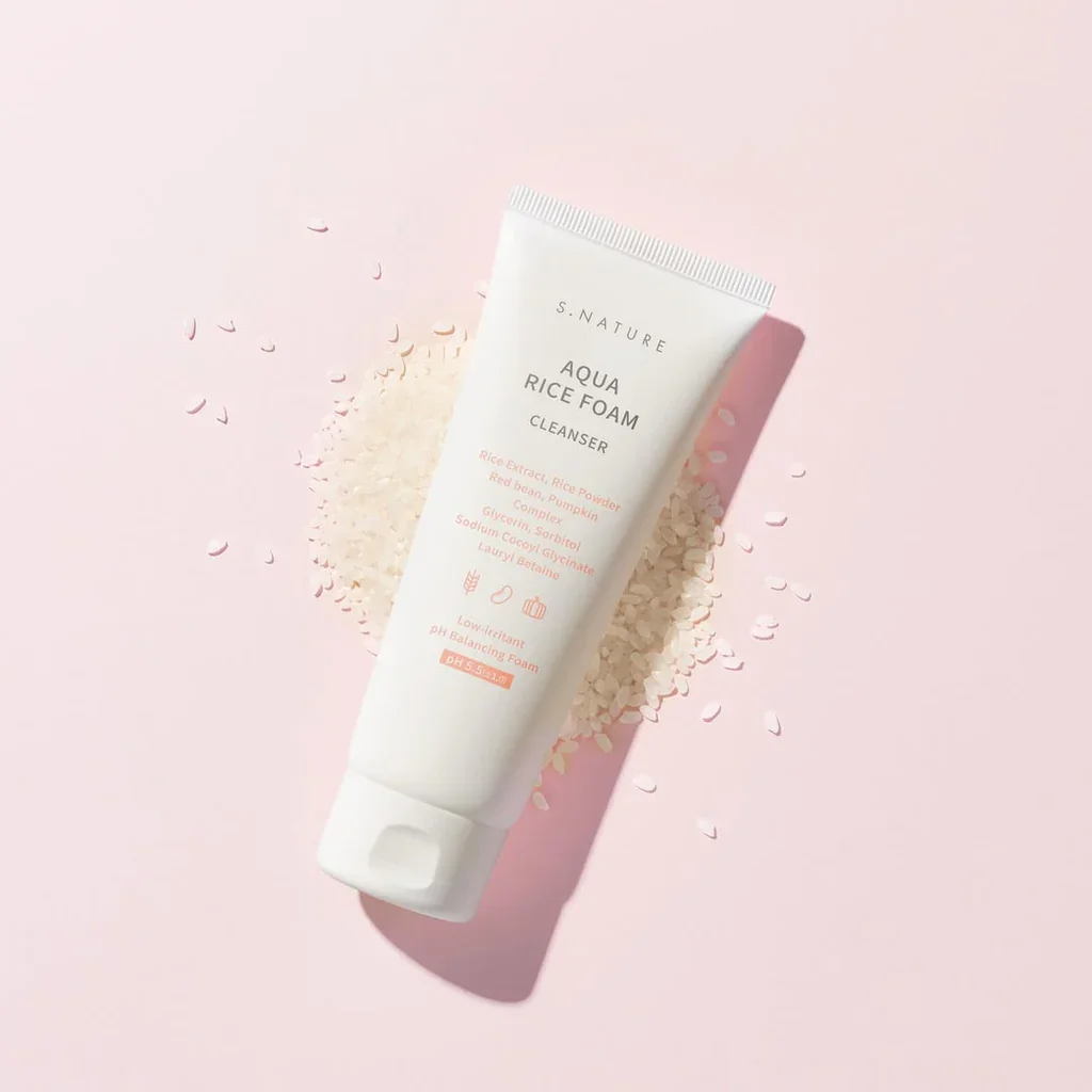 S.NATURE Aqua Rice Foam Cleanser