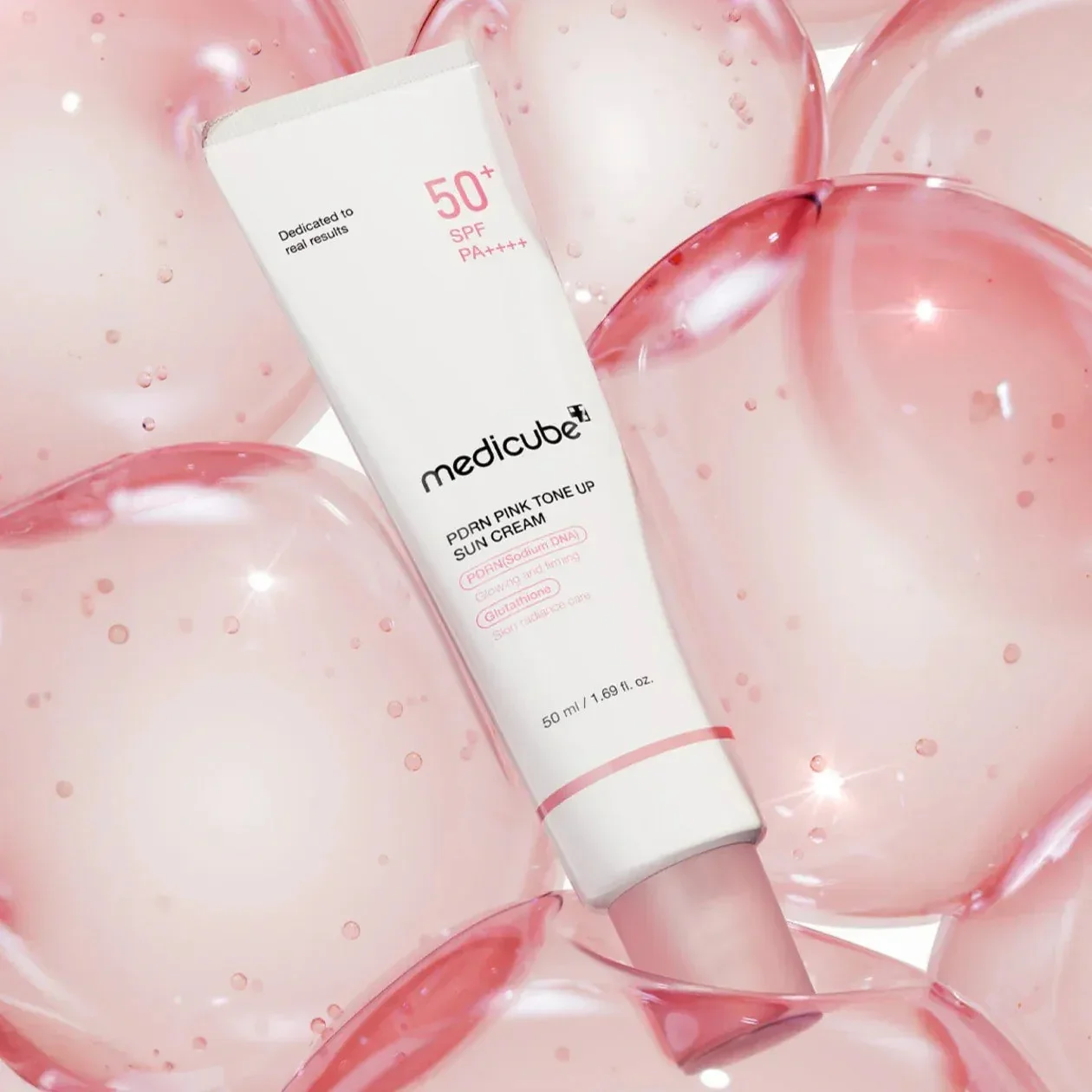 Medicube PDRN Pink Tone Up Sun Cream SPF50+