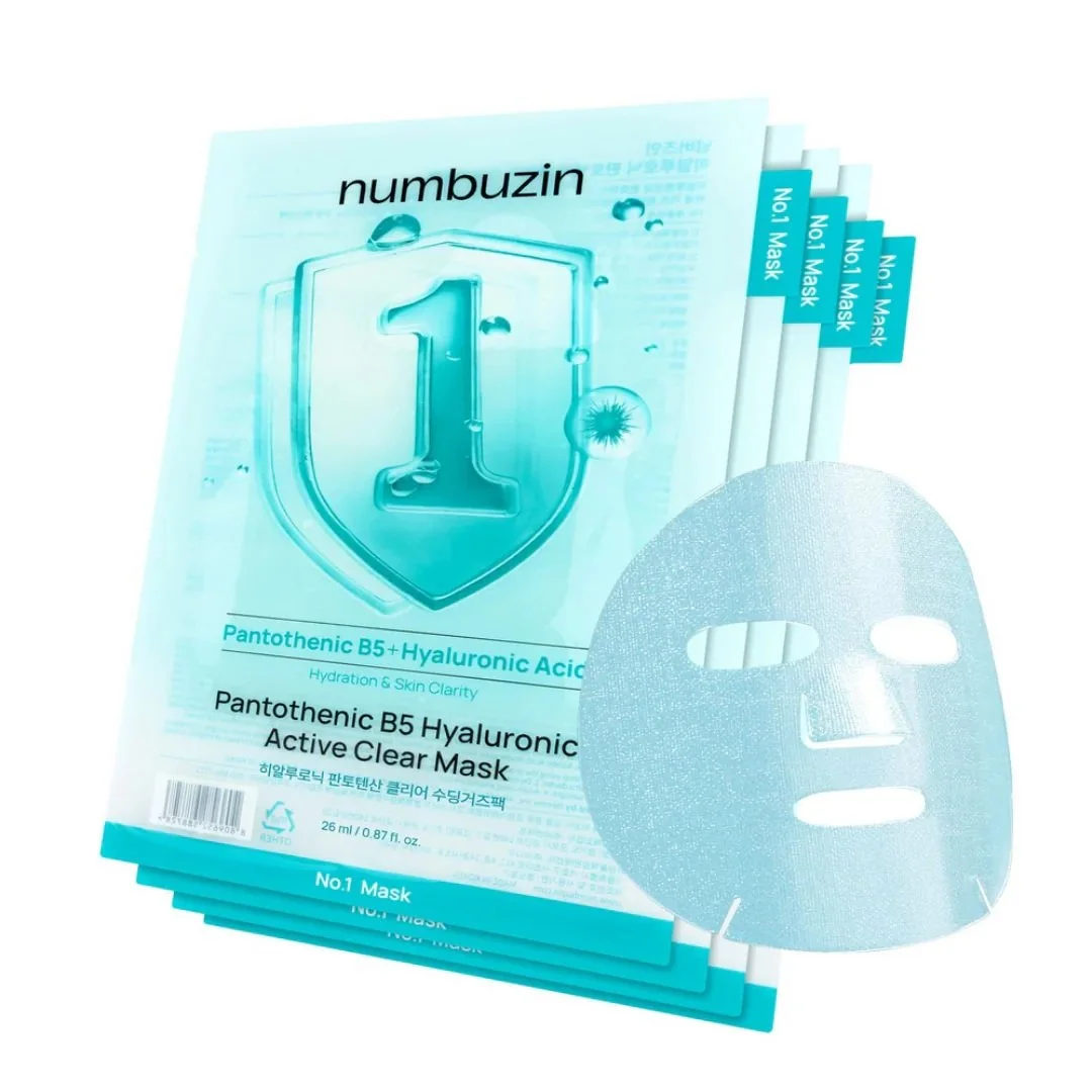 Numbuzin No.1 Pantothenic B5 Hyaluronic Active Clear Mask