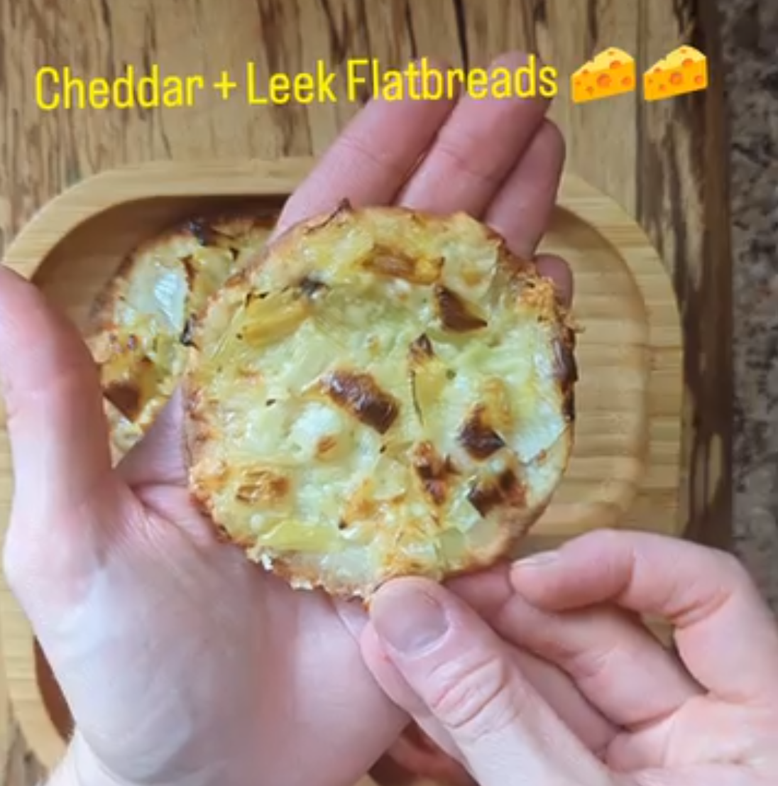 Cheese and Leek Flatbreads 🧀🧀