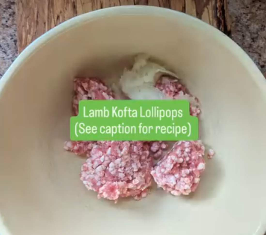 Lamb Kofta Lollipops
