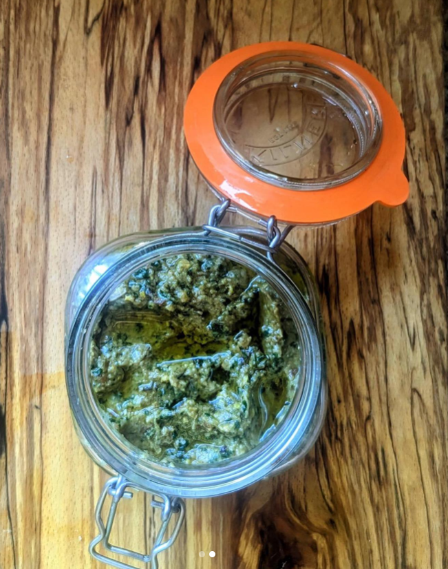Baba Ganoush Pesto 🍆🍆