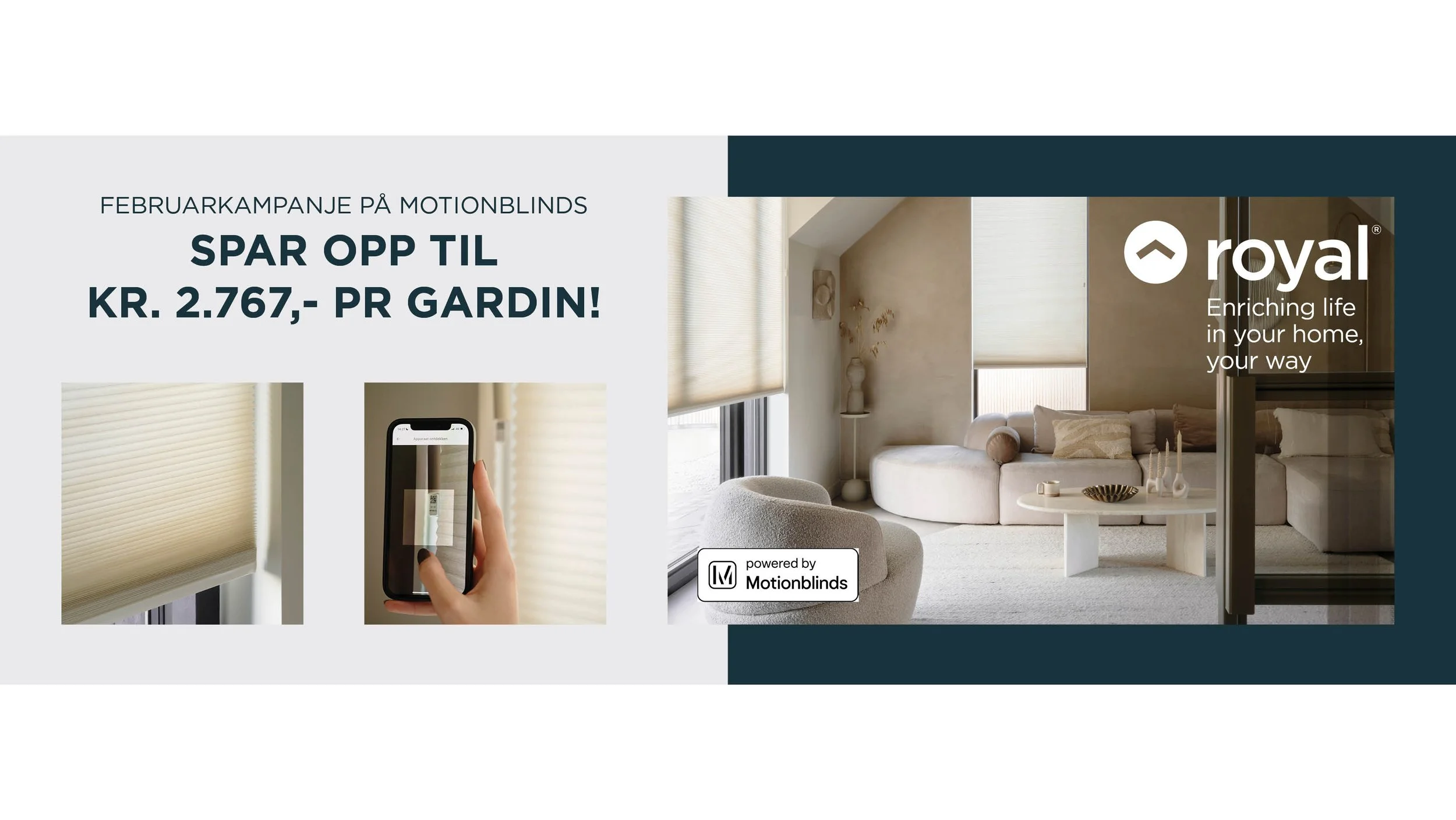KAMPANJE PÅ  MOTIONBLINDS