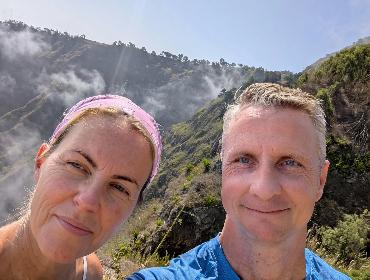 Vandring i bjergene på Santo Antão i Kap Verde