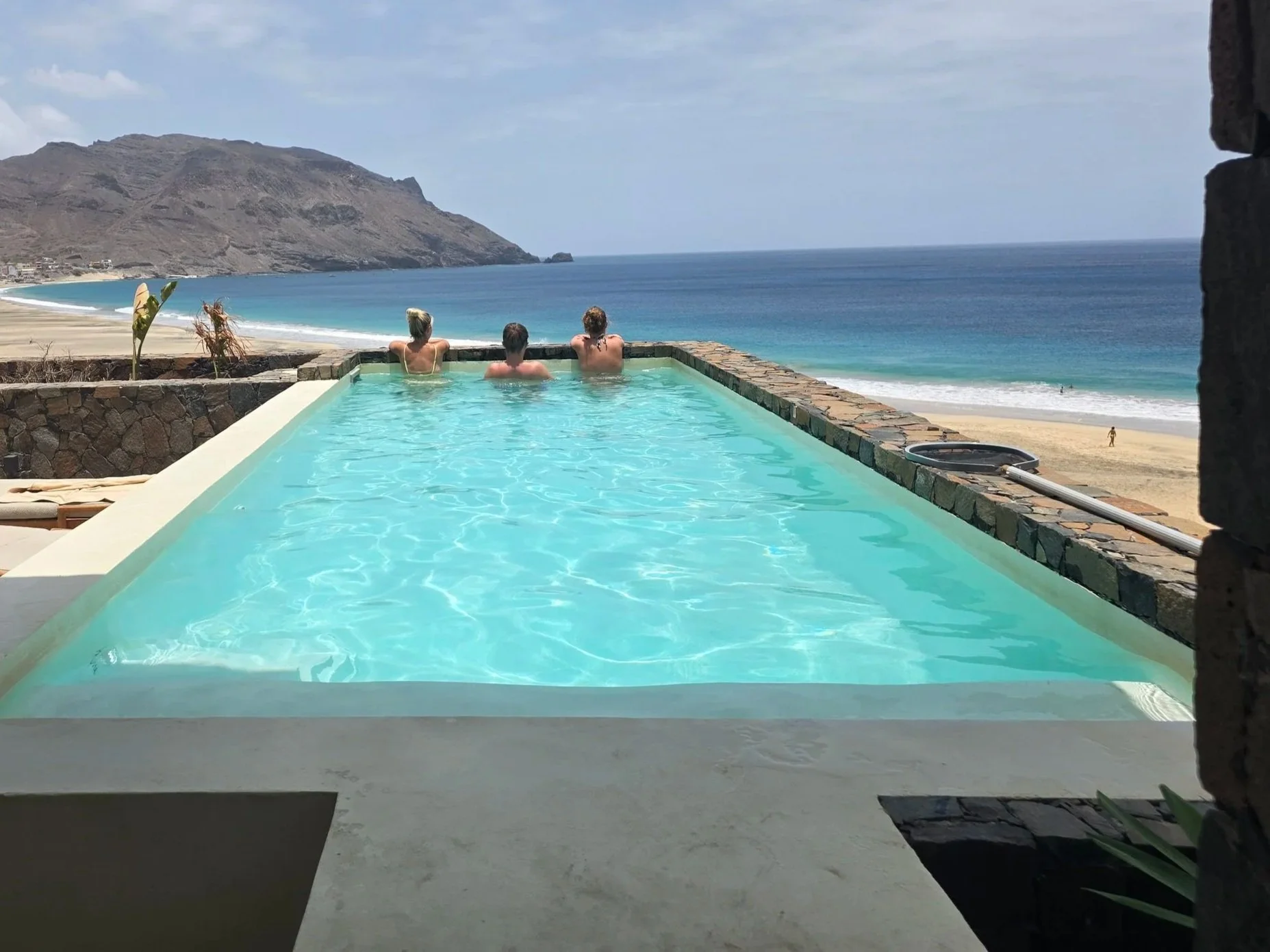 Kap Verde villa ved stranden