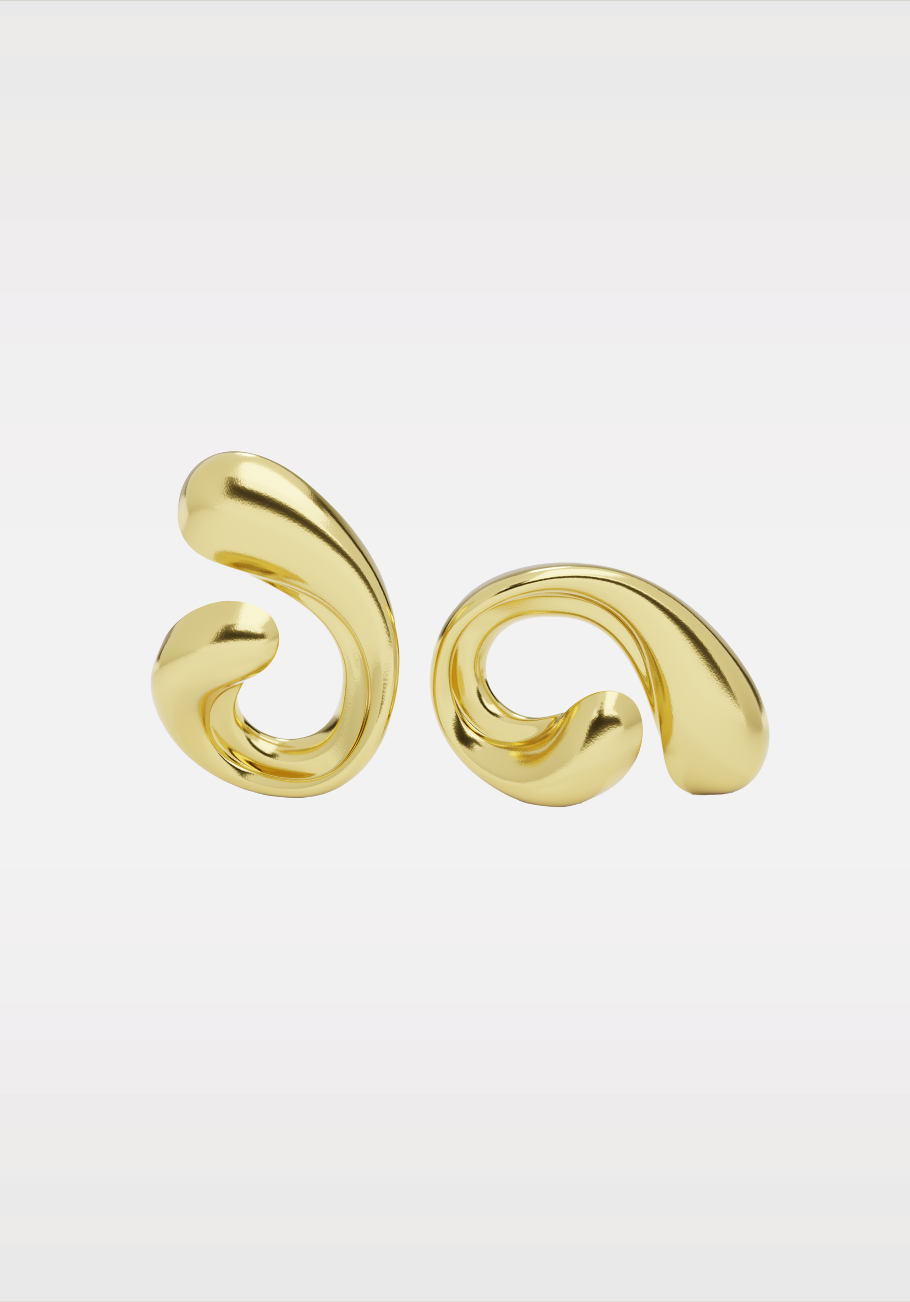 Scroll Earrings | Sterling silver