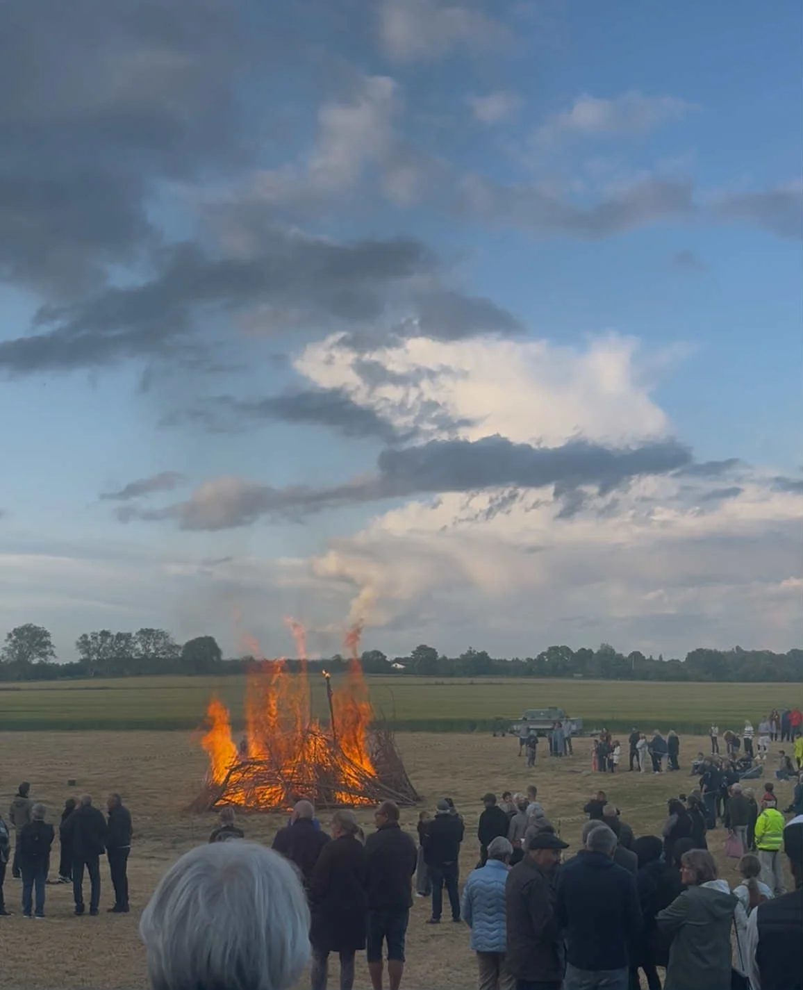 Sankt Hans-bål i Herfølge