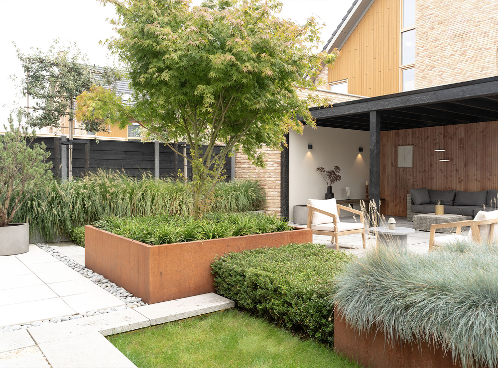 Luxe tuin in Dordrecht