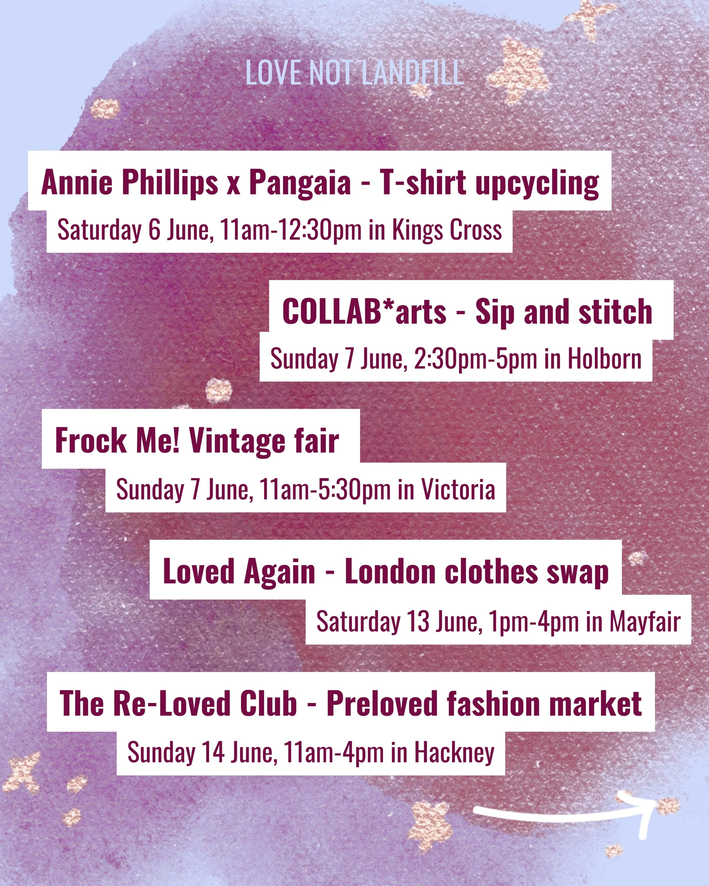 Feeling the urge to spruce up your summer wardrobe? 👉 Get down to these events happening in London this June to swap, restyle, repair and resell your clothes 

#sustainablefashion #repair #upcycling #secondhand #vintage