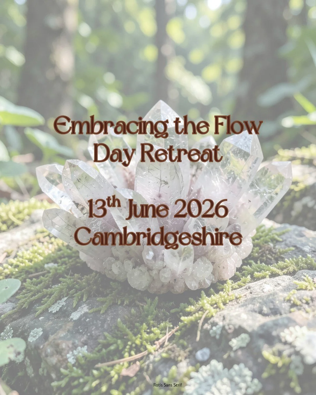 Available Now &ndash; Embracing the Flow Day Retreat
13th June 2026 - Wilderness by the Lakes, Little Paxton
Presented by The Peace Tree &amp; Heart In Mind
A gentle, water-inspired day retreat aligned with the energy of water, the sun and the moon.
