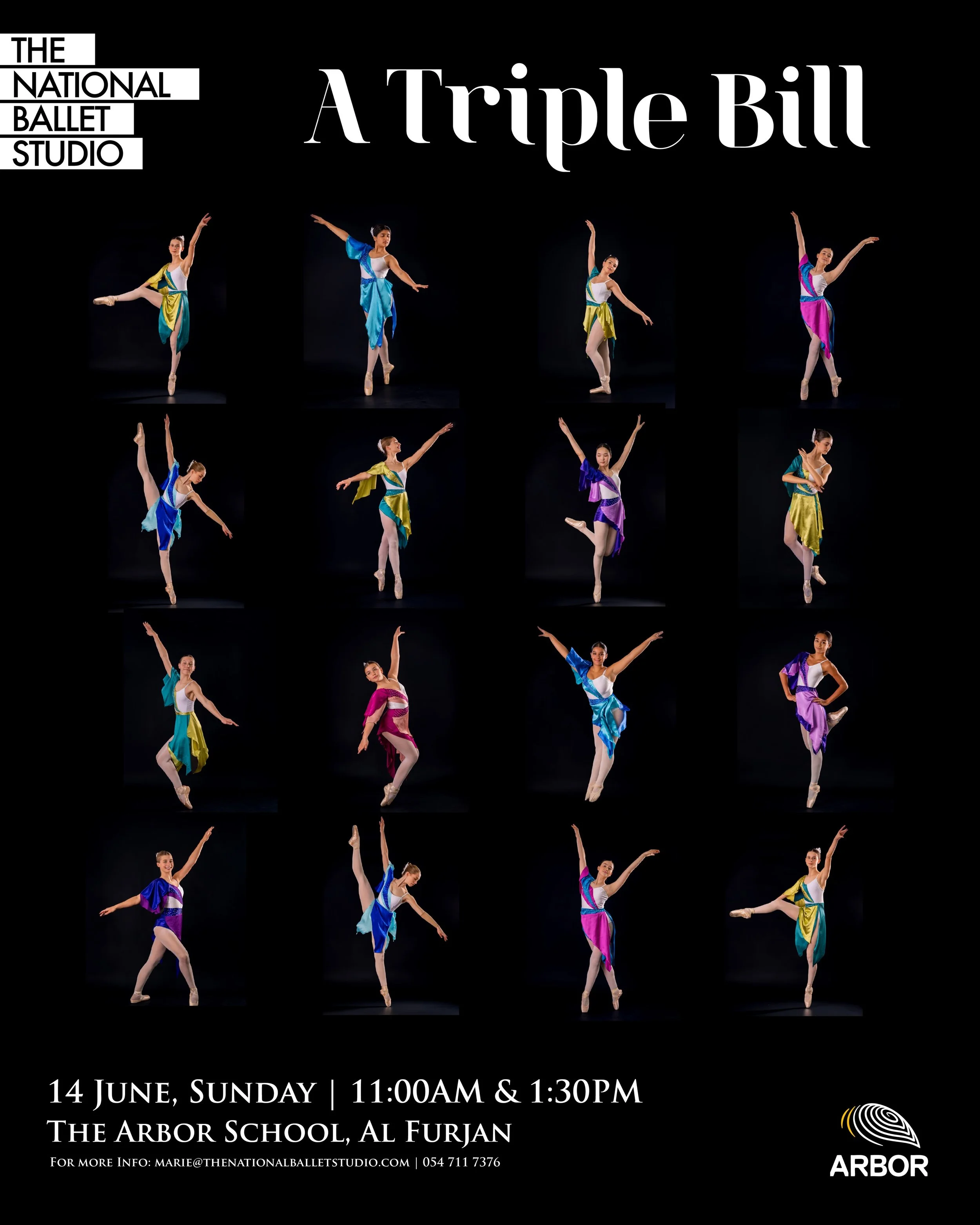 There is something magical about watching months of hard work become a moment on stage.

Our Summer Show, A Triple Bill, brings together three beautiful performances in one special celebration of dance, creativity, and courage.

📅 14 June
Presented 
