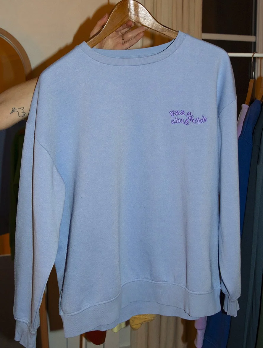 Sweat unisexe upcyclé pas fâché