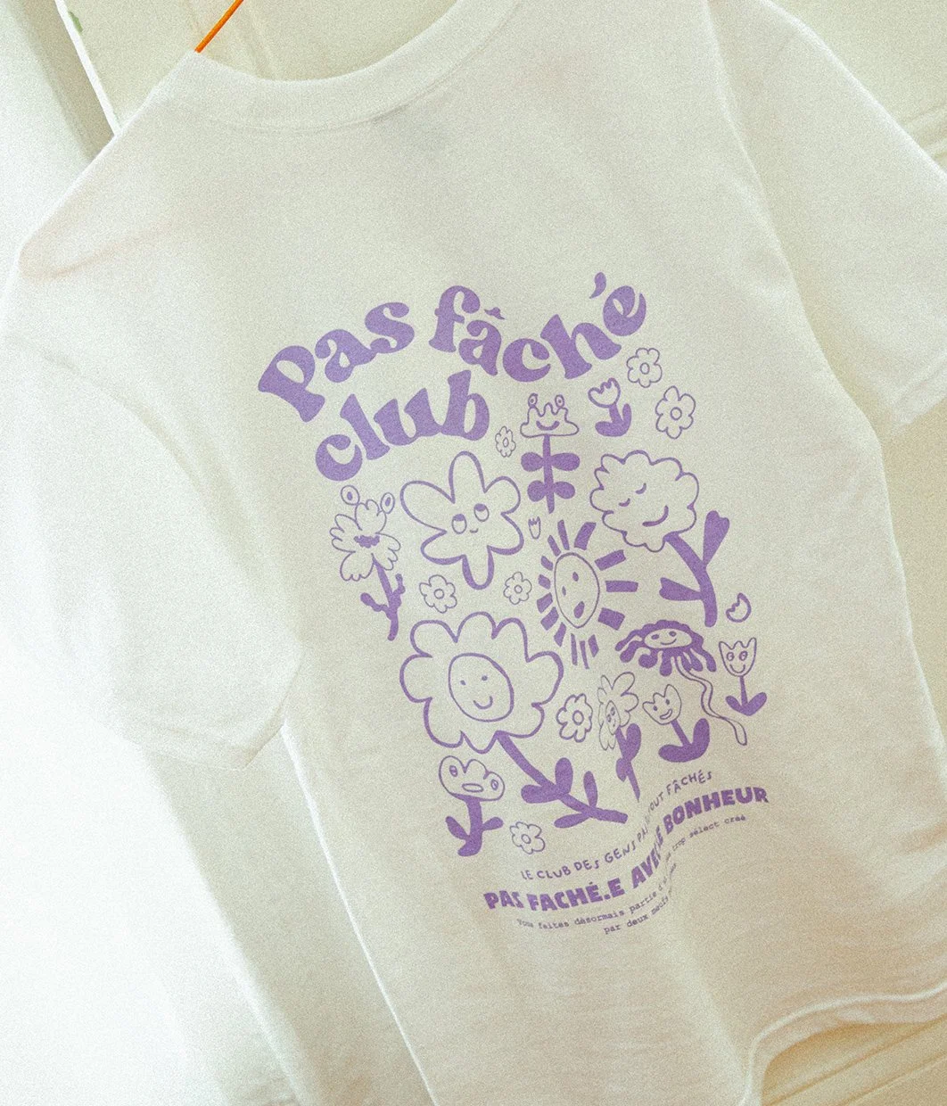 Teeshirt pas fâché avec le bonheur