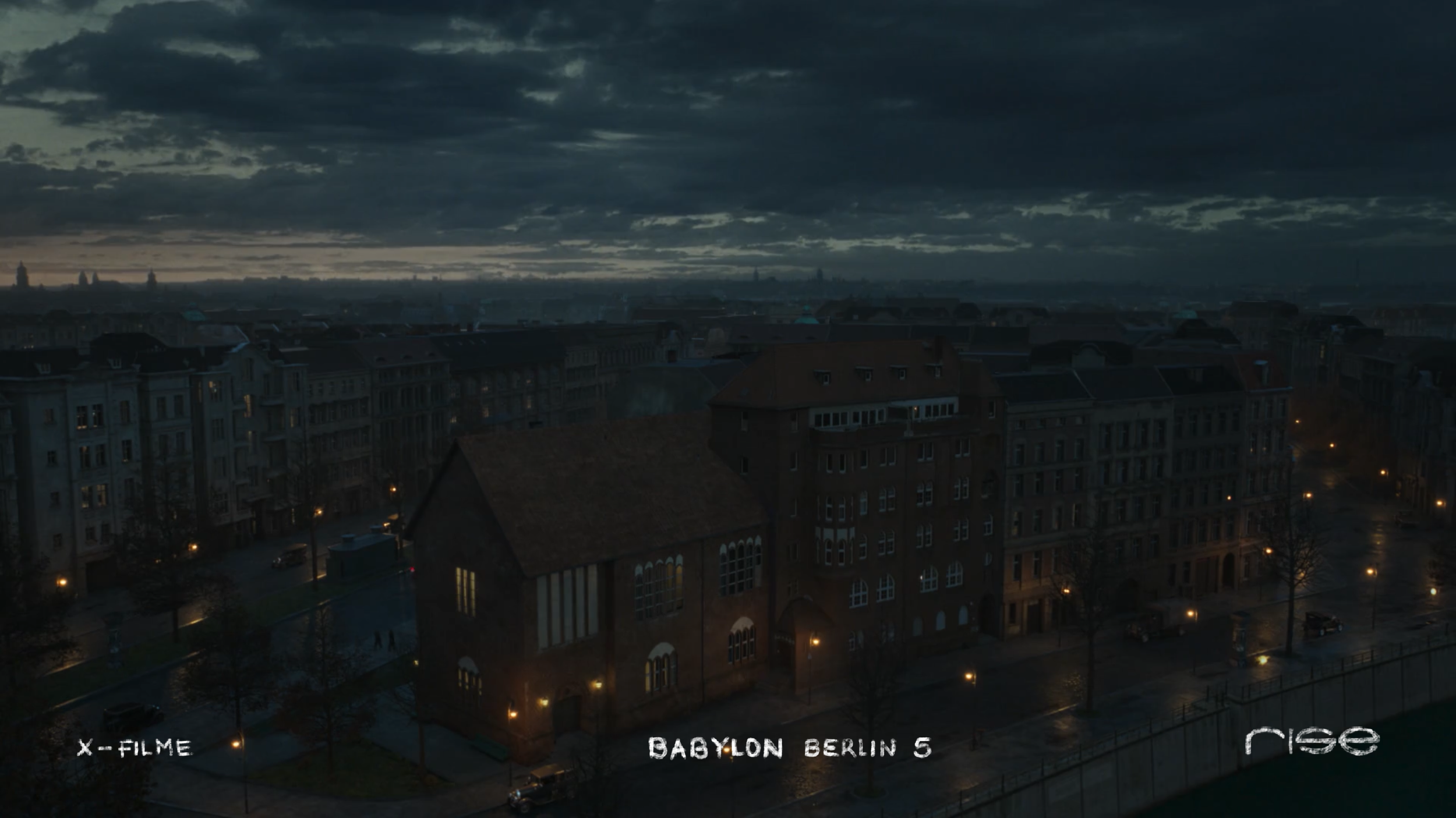 Digital matte painting and 2.5D projection setup.