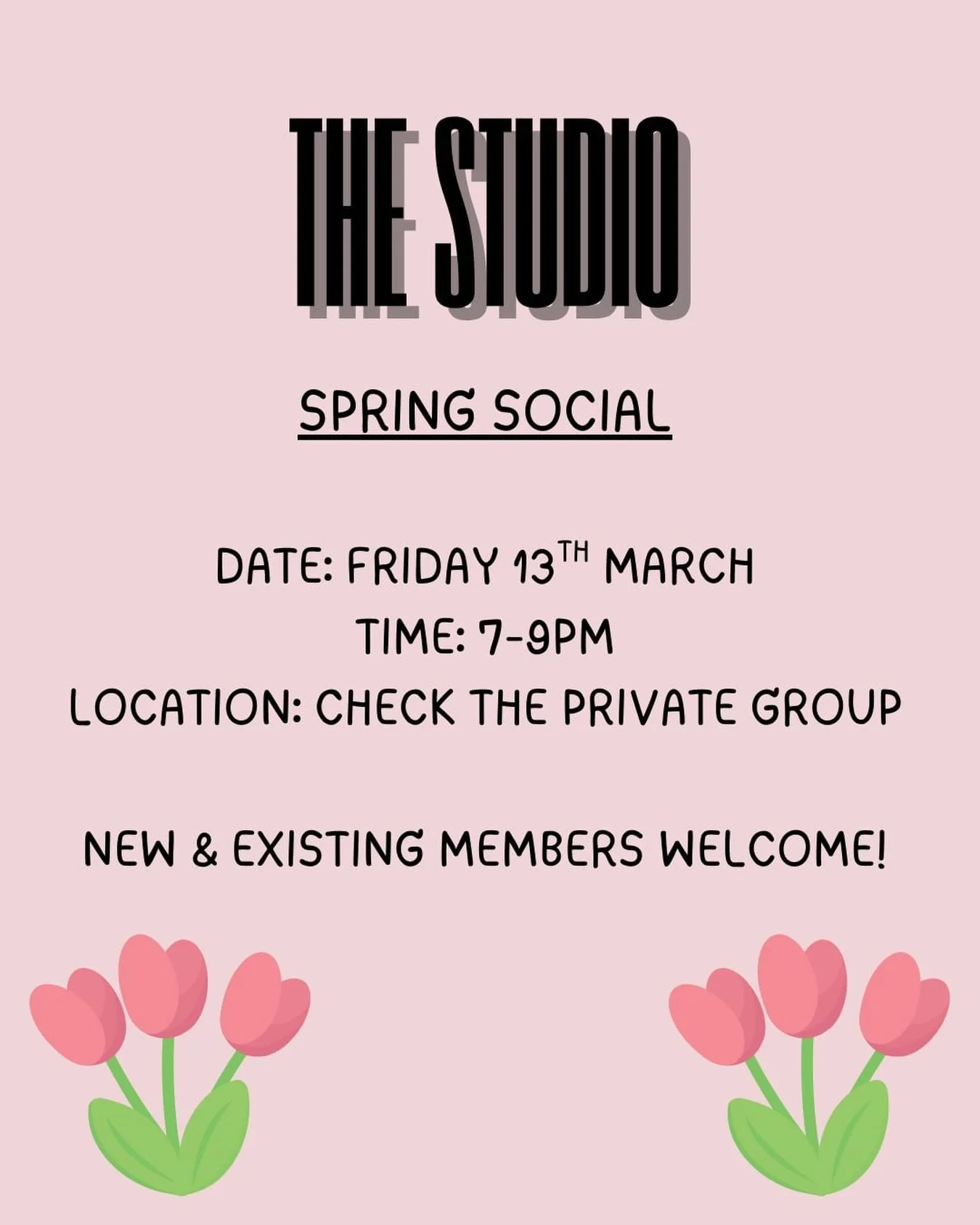 STUDIO SPRING SOCIAL!!! SAVE THE DATE💐🎳✨✨✨🩷🩷🩷

#TheStudio #studiospringsocial #WokingEvents #adultdanceschool #community