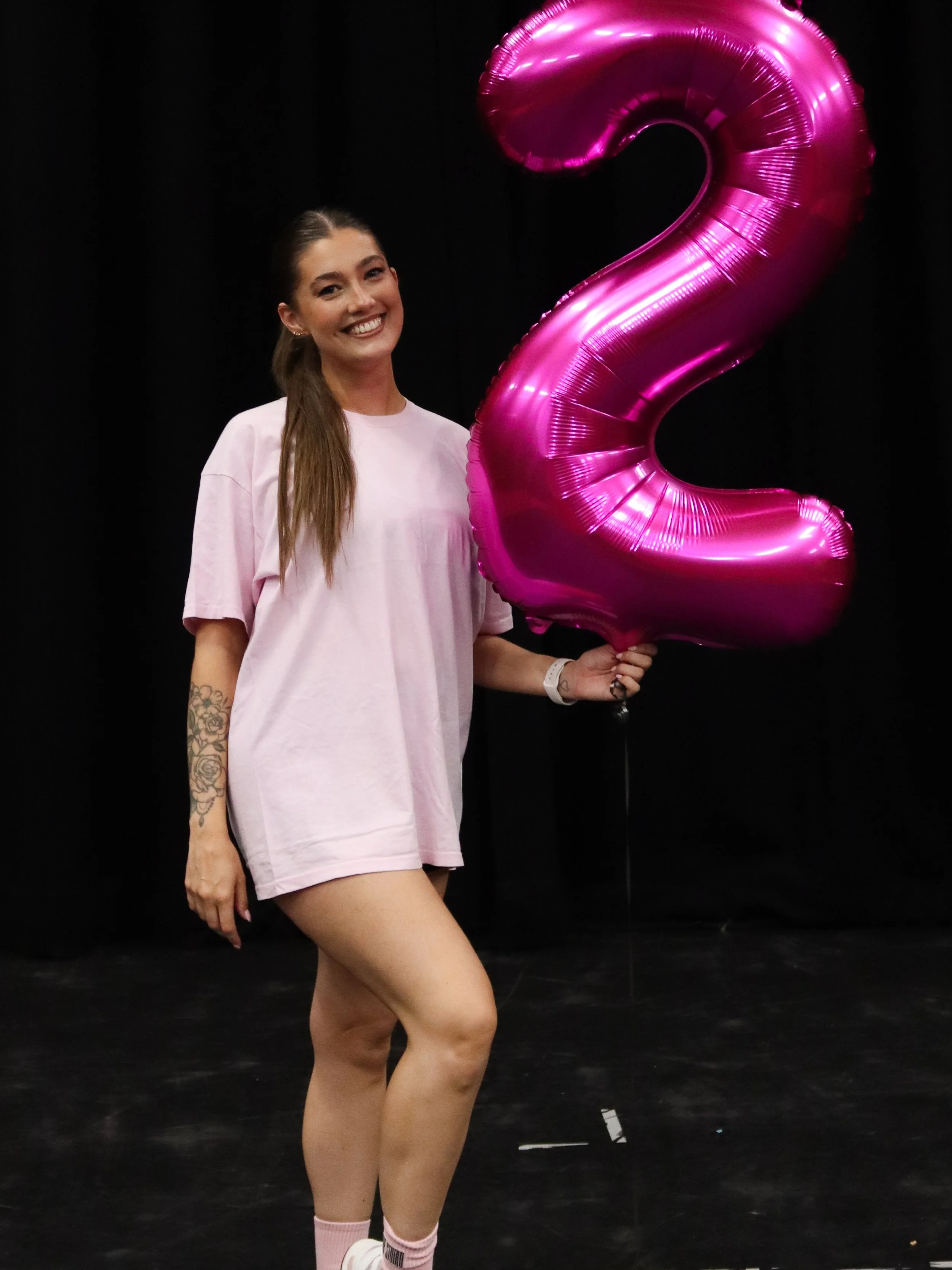 Happy 2nd year anniversary to us, The Studio🩷🖤

From an idea to now over 140 members, two showcases, a whole cast of people wearing Studio merch, selling 100 tickets at this years showcase, selling out classes weekly, but most importantly creating 