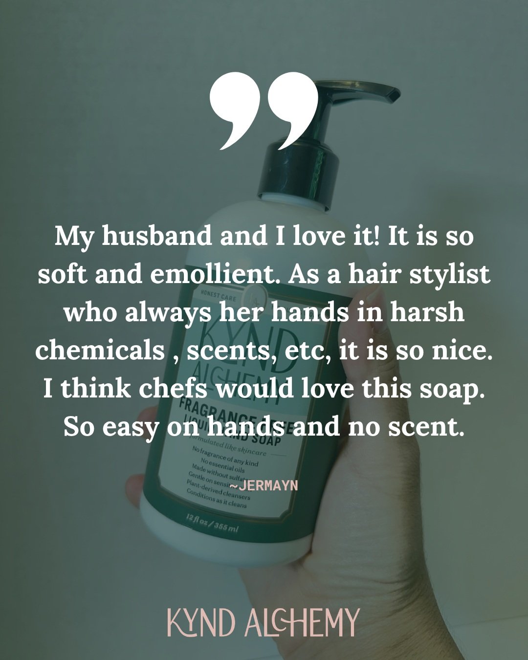 We are appreciating the love that our new fragrance free hand soap is getting! Have you pre-ordered yours yet? 🌟