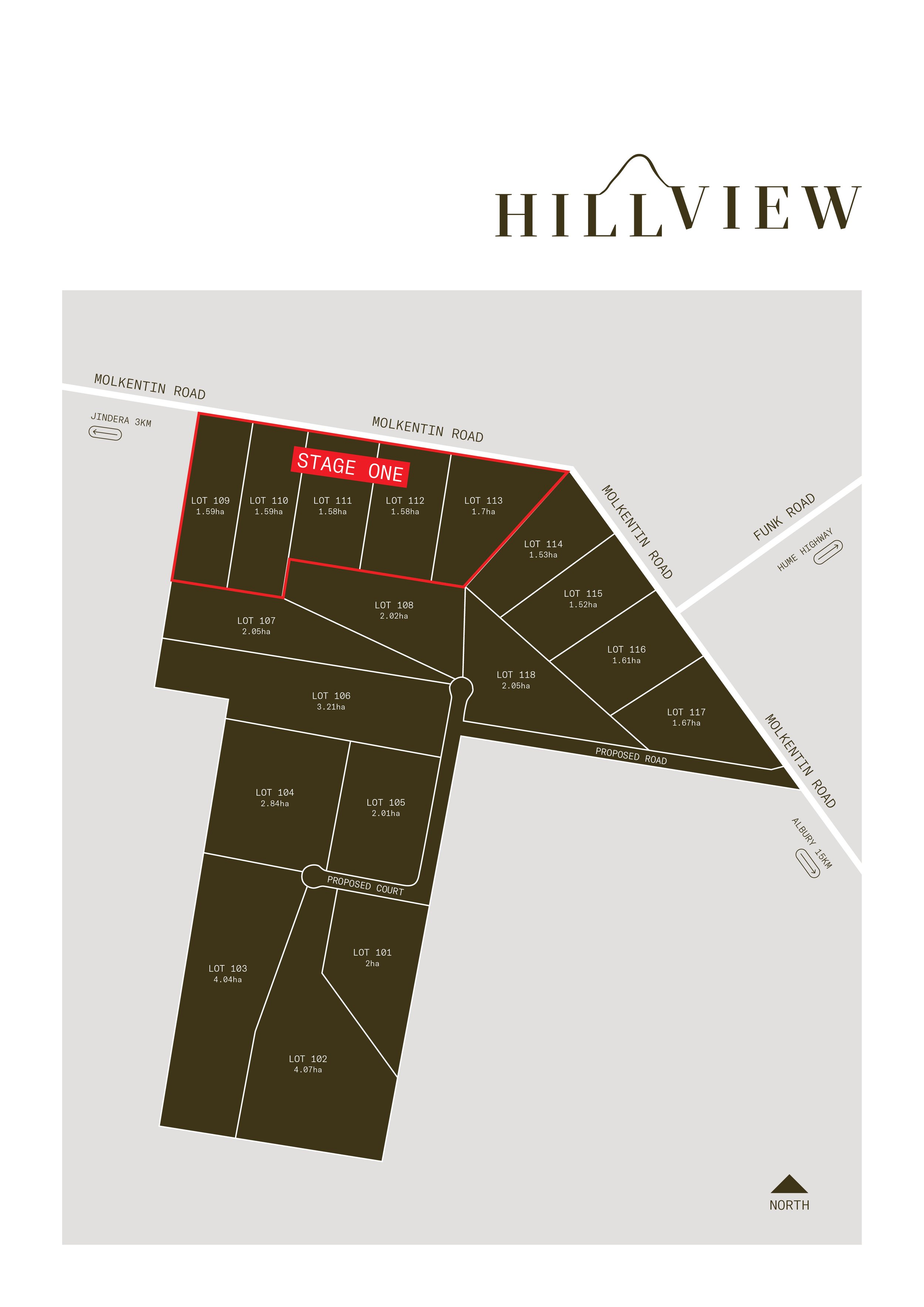 HILLVIEW - S1 Land Release 344 Molkentin Road Jindera
