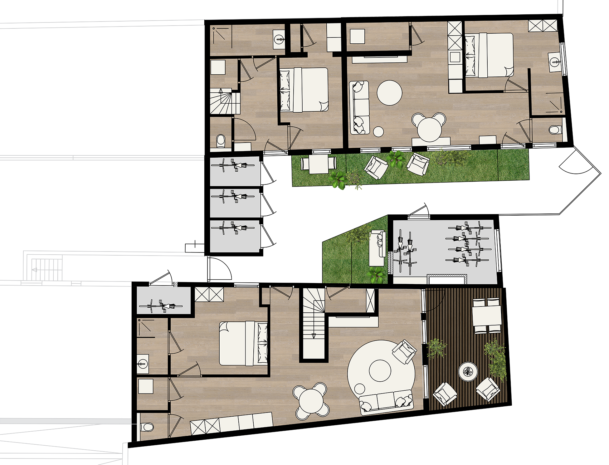 Aankoop winkel- en woonruimte, transformatie naar 3 winkels en 7 appartementen - Zeugstraat 76-82, Gouda