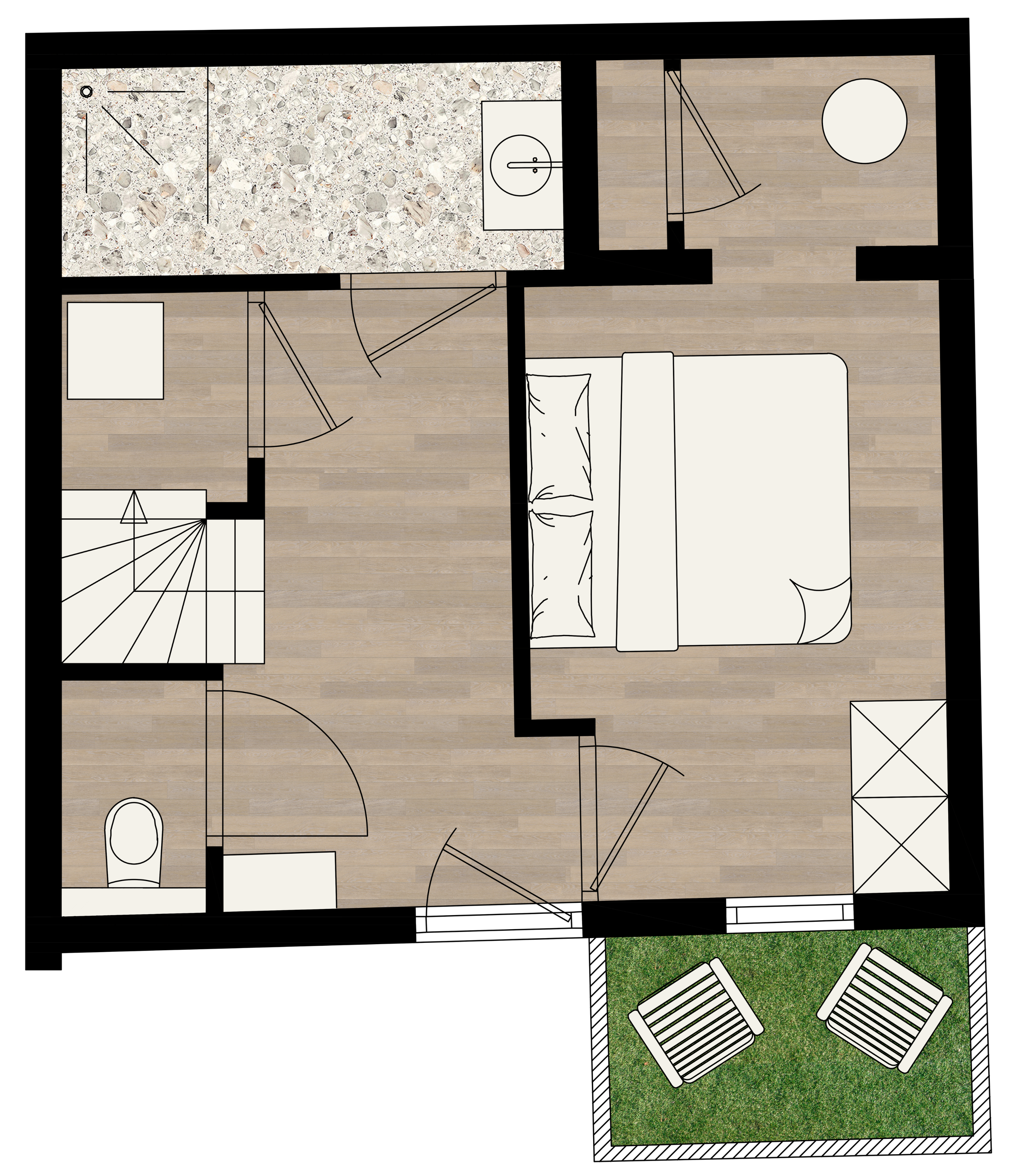 Aankoop winkel- en woonruimte, transformatie naar 3 winkels en 7 appartementen - Zeugstraat 76-82, Gouda
