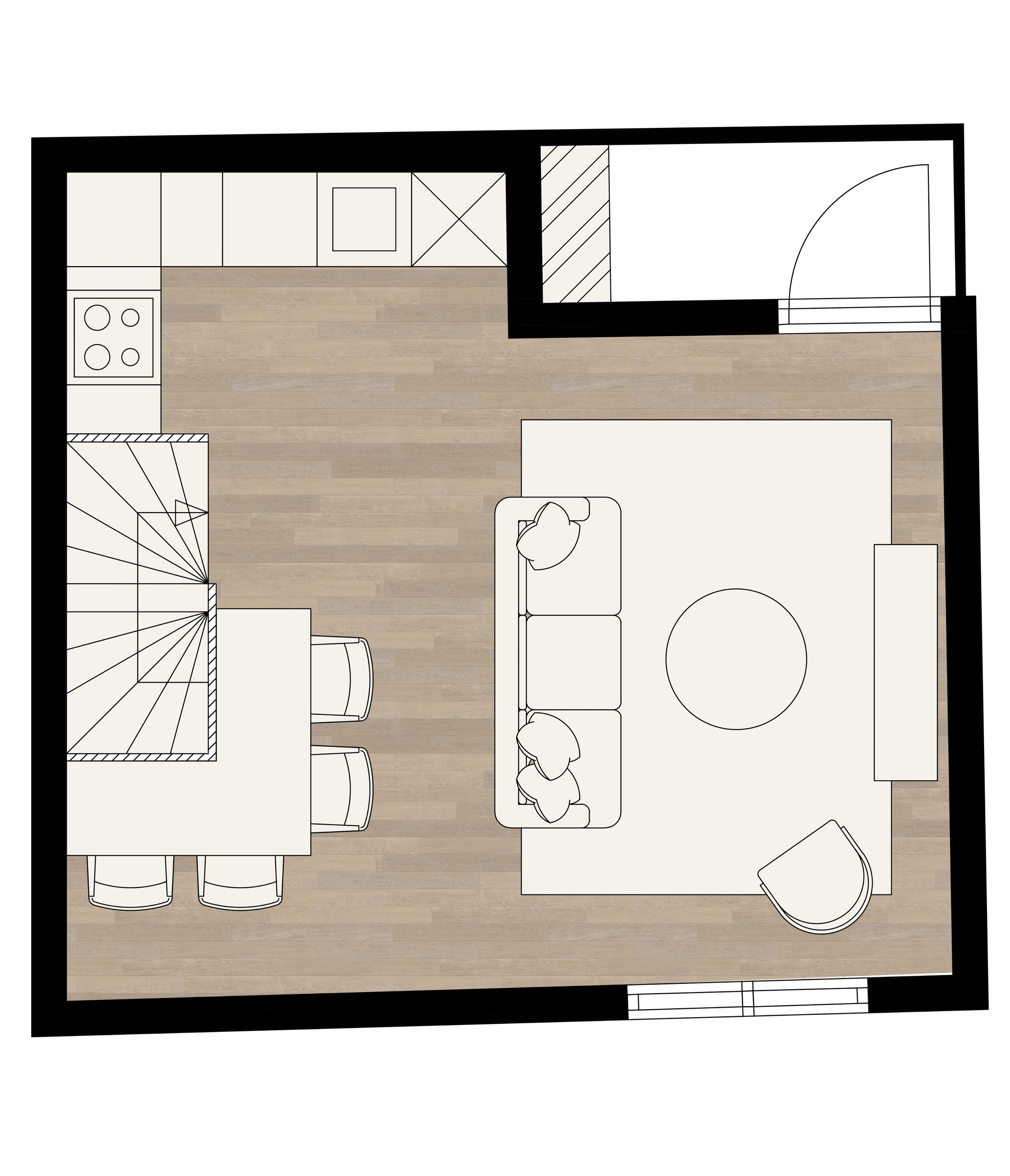 Aankoop winkel- en woonruimte, transformatie naar 3 winkels en 7 appartementen - Zeugstraat 76-82, Gouda