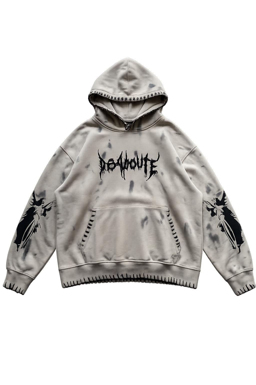 worn out heaven or hell hoodie