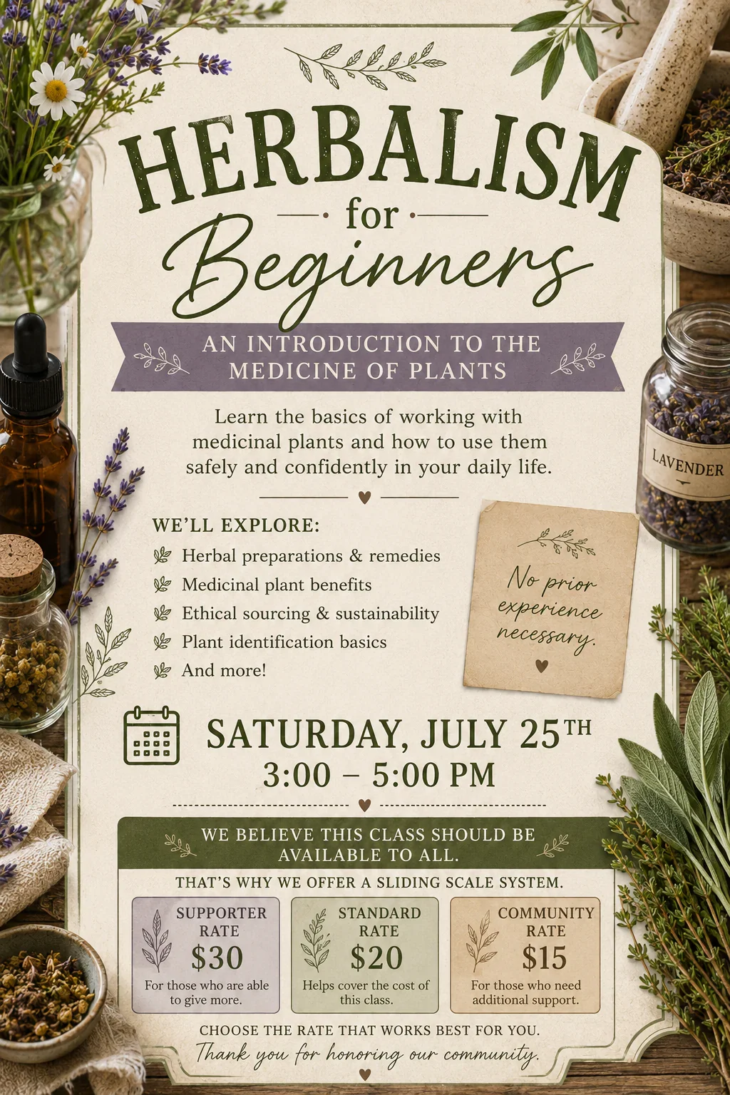Beginner Herbalism
