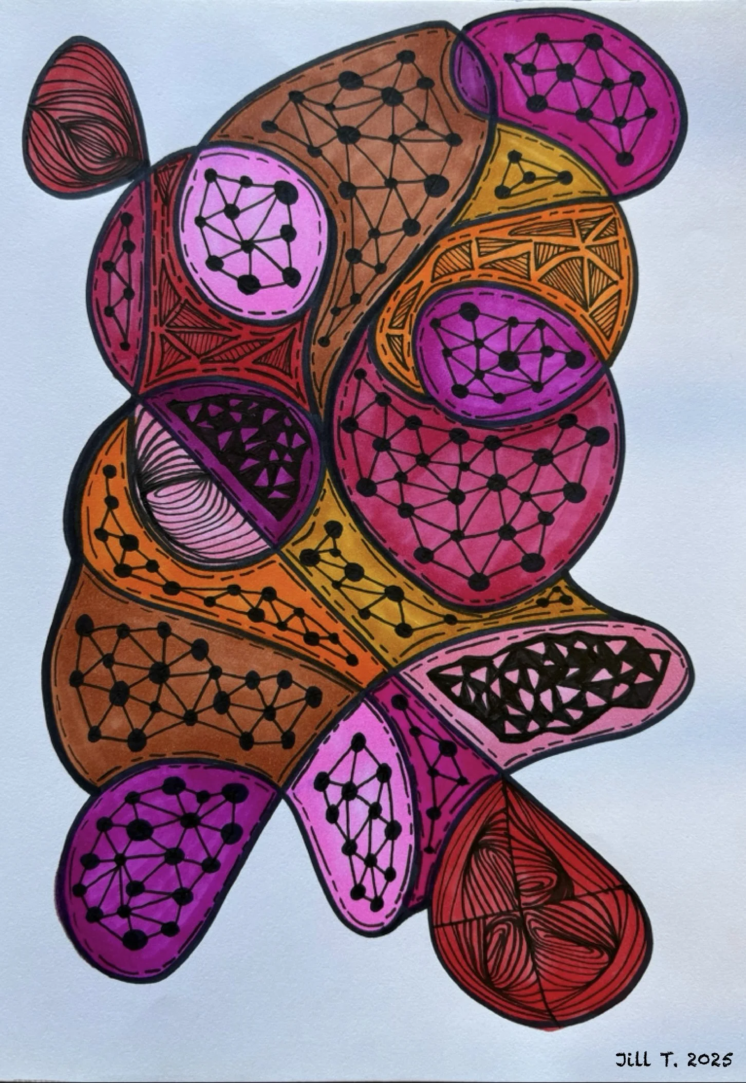 Warm Triangles by Jill Taylor