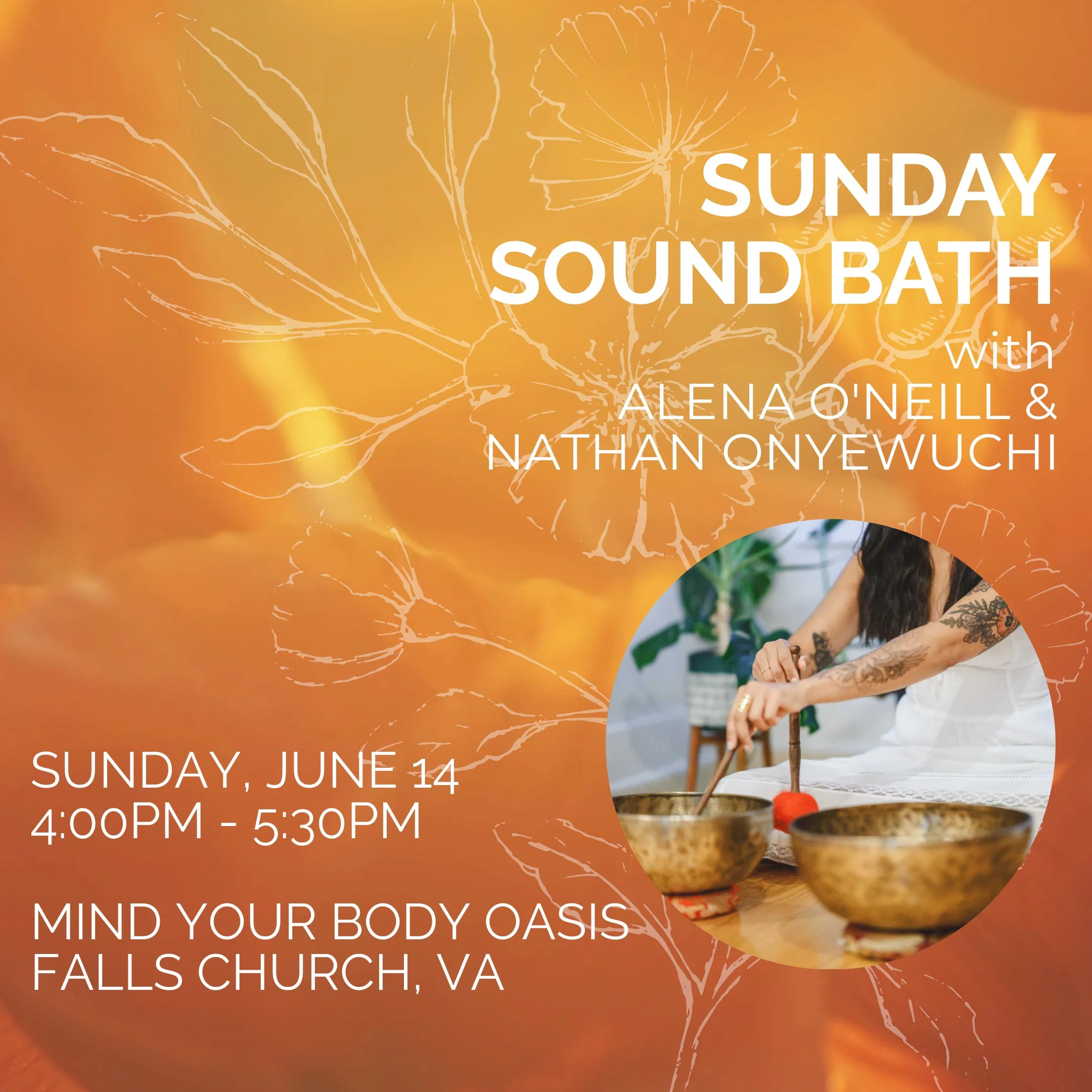 Sunday Sound Bath with Alena O'Neill & Nathan Onyewuchi