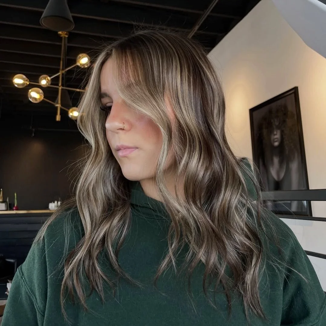 Done by&bull; @july.styles 

&ldquo;That lived in colour 🙌🏽 &ldquo;

&bull;
&bull;
&bull;
&bull;
&bull;
&bull;
&bull;

#highlights #colourinspo #yqr #yqrhair #yqrstylist  n
