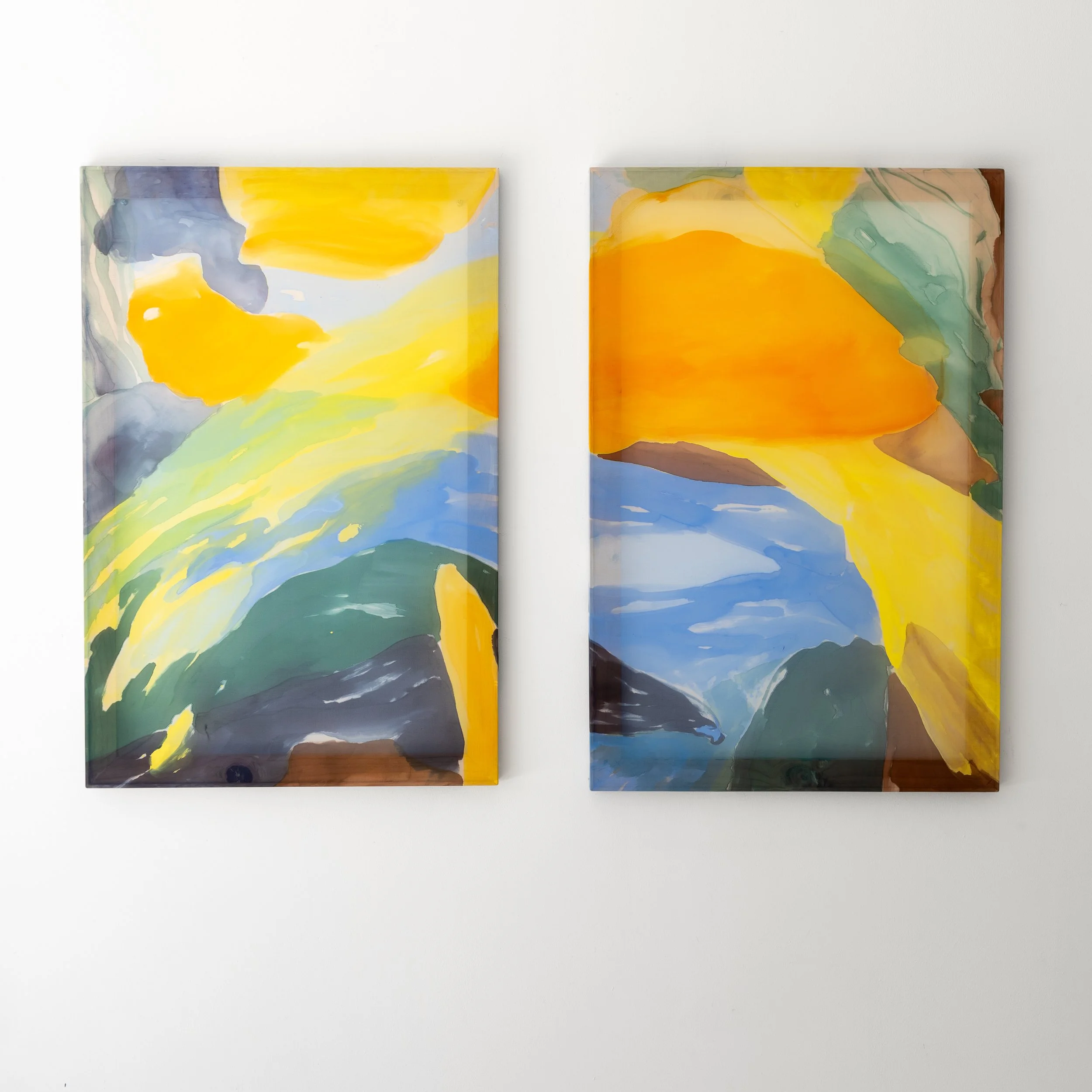 Heatwave Diptych 1 | 60x90 cm