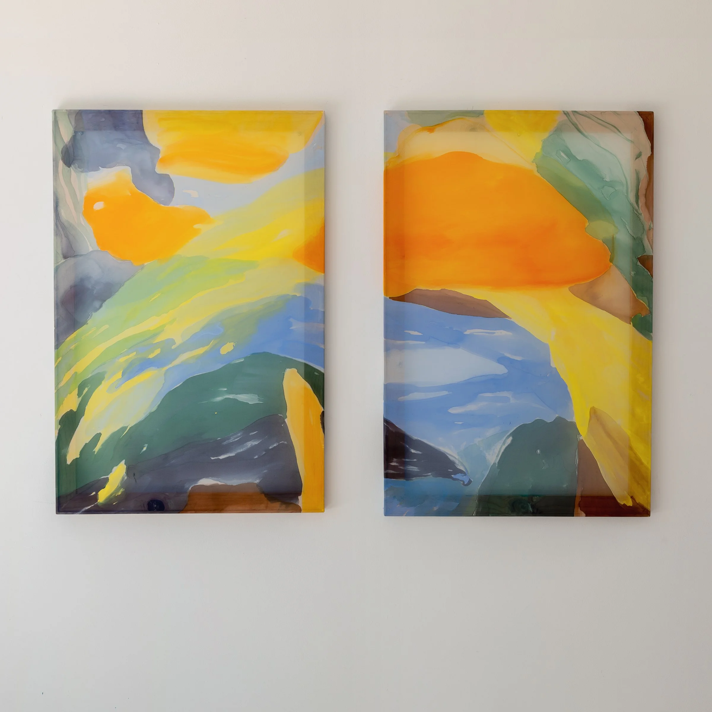 Heatwave Diptych 2 | 60x90 cm