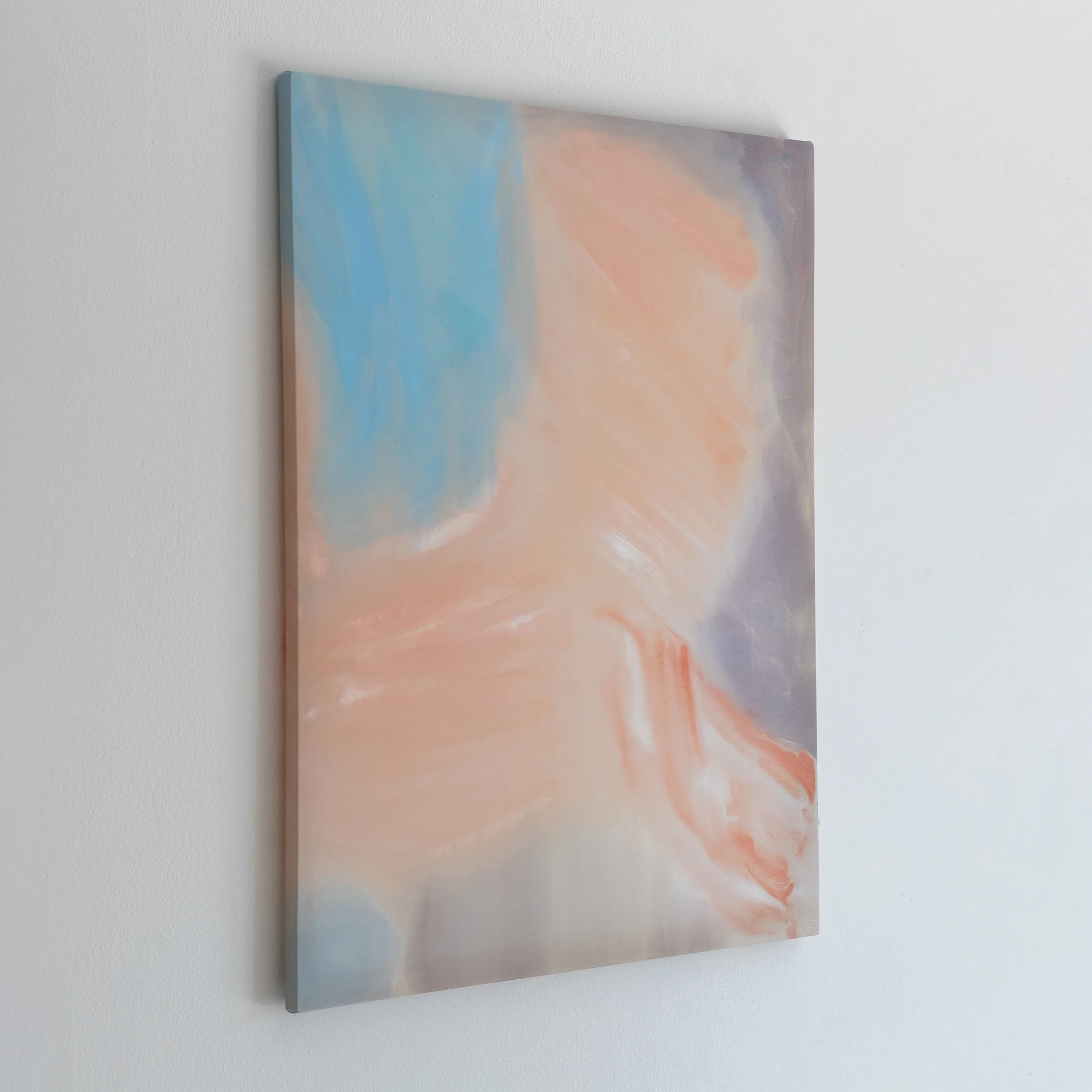 abstract silk painting by Katerina Gordeeva