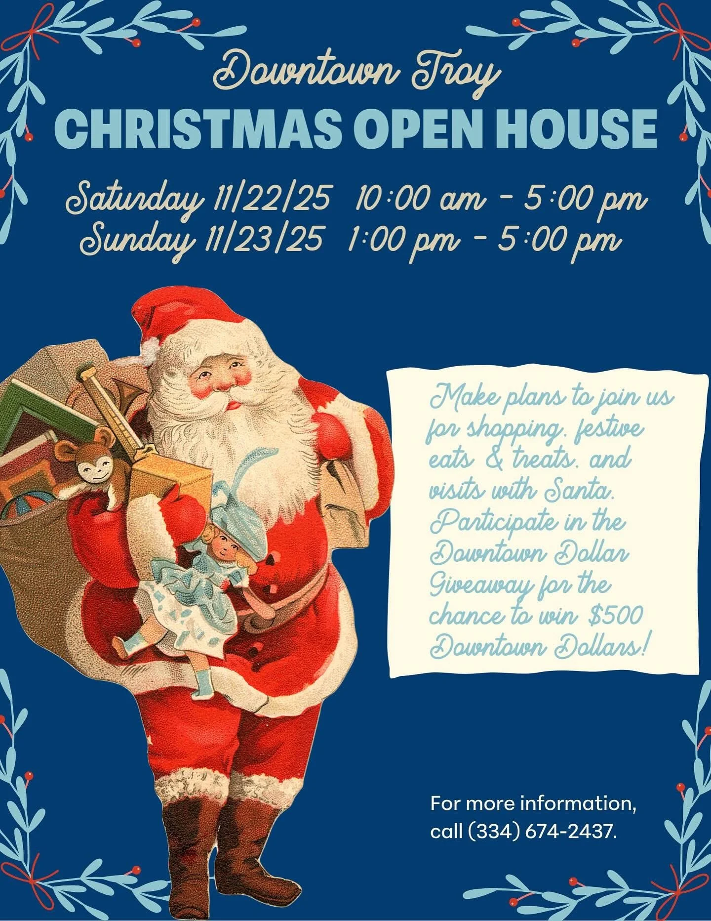 Downtown Troy Christmas Open House