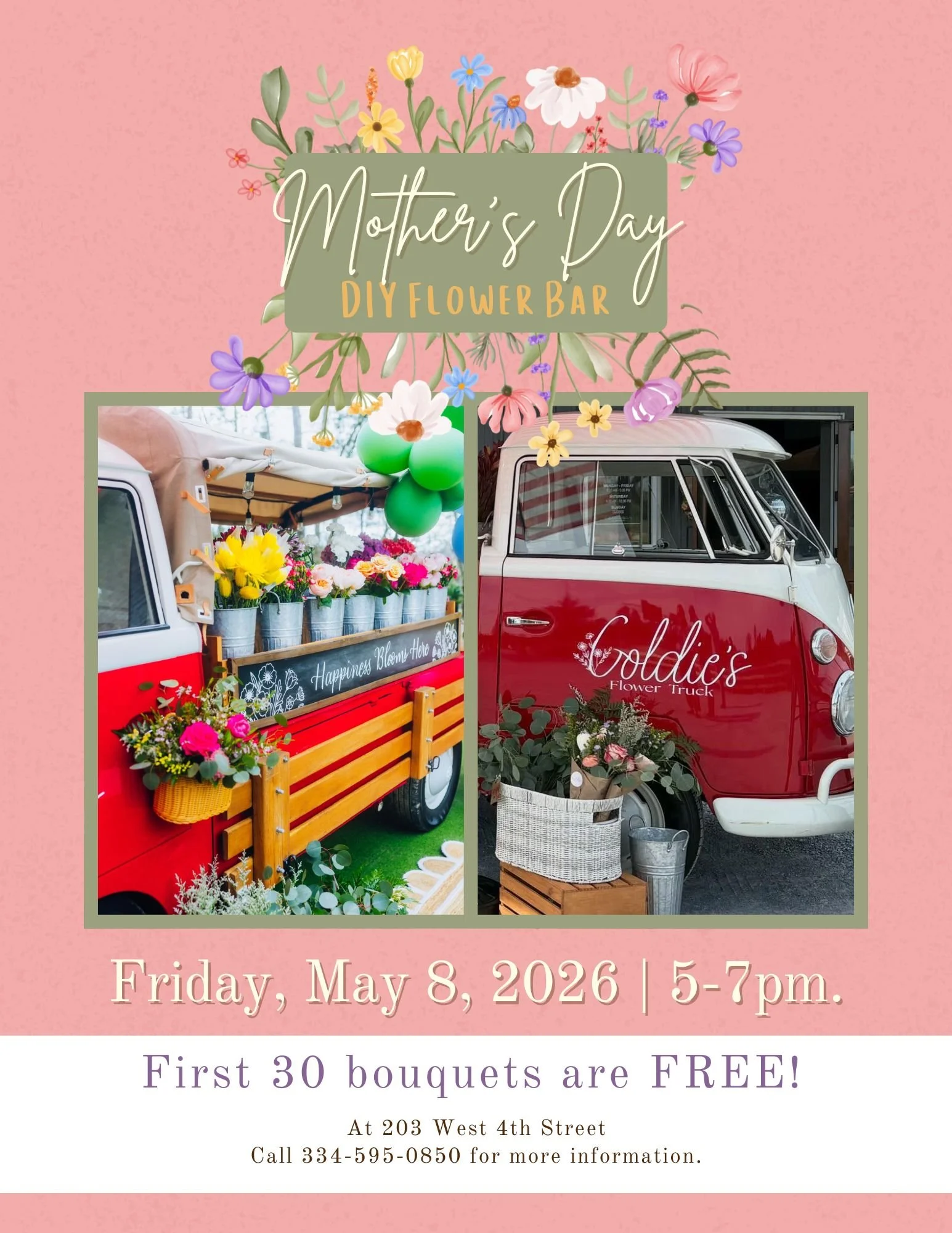 Mother’s Day DIY Flower Bar