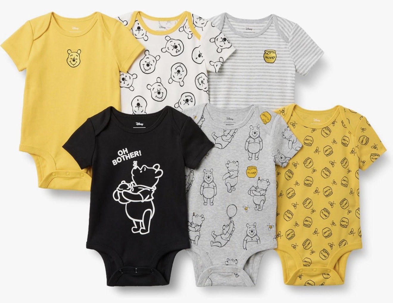 6 Piece Onsie Set - $29.25